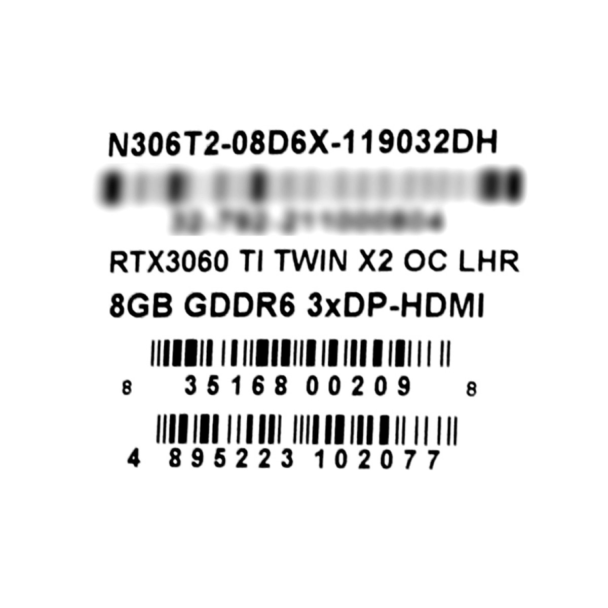 Placa de Vídeo Inno3D RTX 3060 Ti TWIN x2 OC LHR, 8GB, GDDR6, DLSS, Ray Tracing, N306T2-08D6X-119032DH