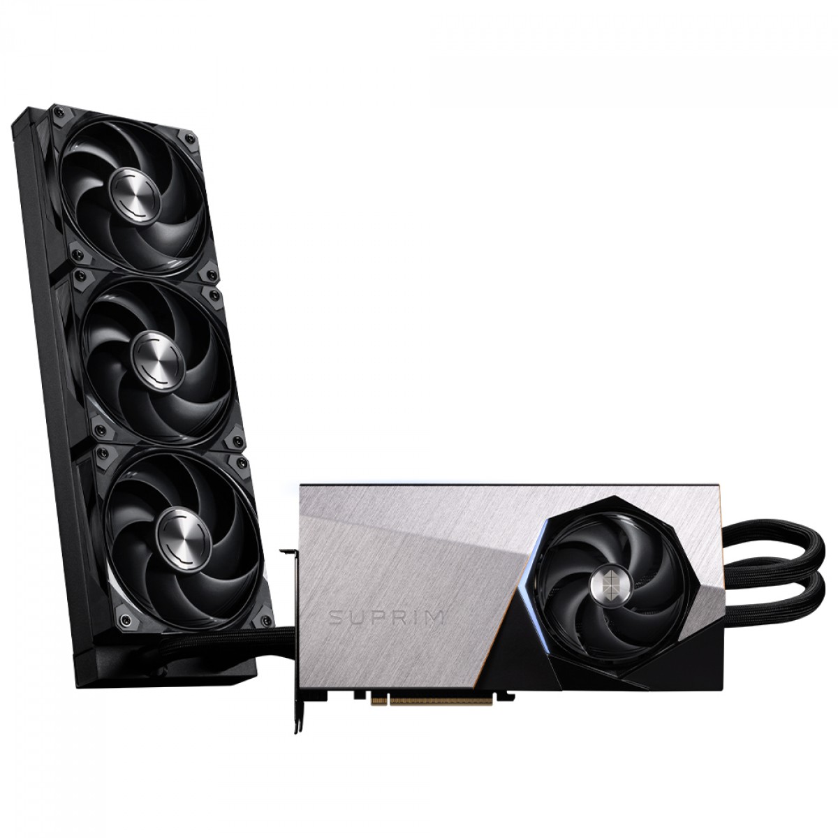 Placa de Vídeo MSI NVIDIA GeForce RTX 5080 Suprim Liquid SOC, 16GB, GDDR7, DLSS, Ray Tracing, G5080-16SLS