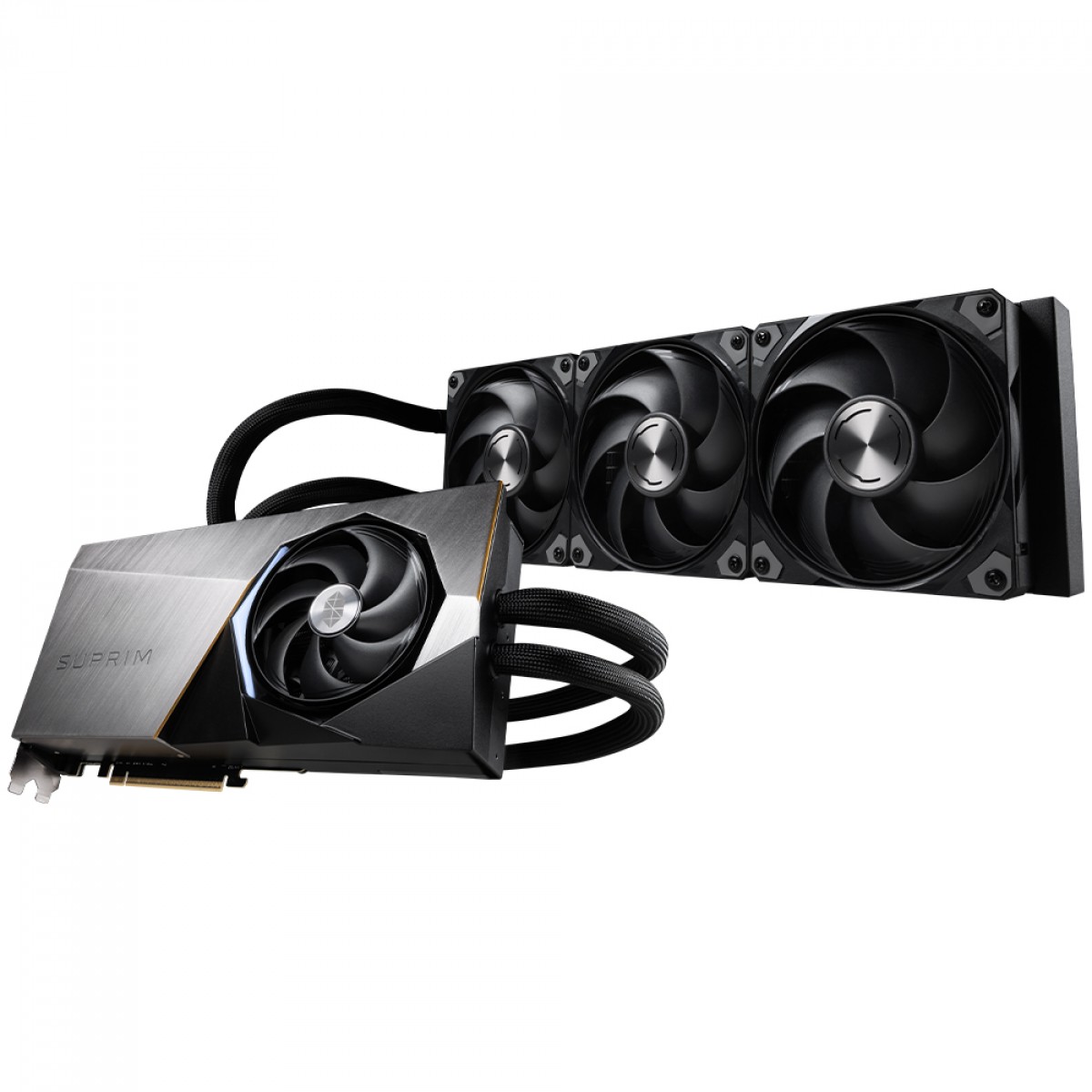 Placa de Vídeo MSI NVIDIA GeForce RTX 5080 Suprim Liquid SOC, 16GB, GDDR7, DLSS, Ray Tracing, G5080-16SLS