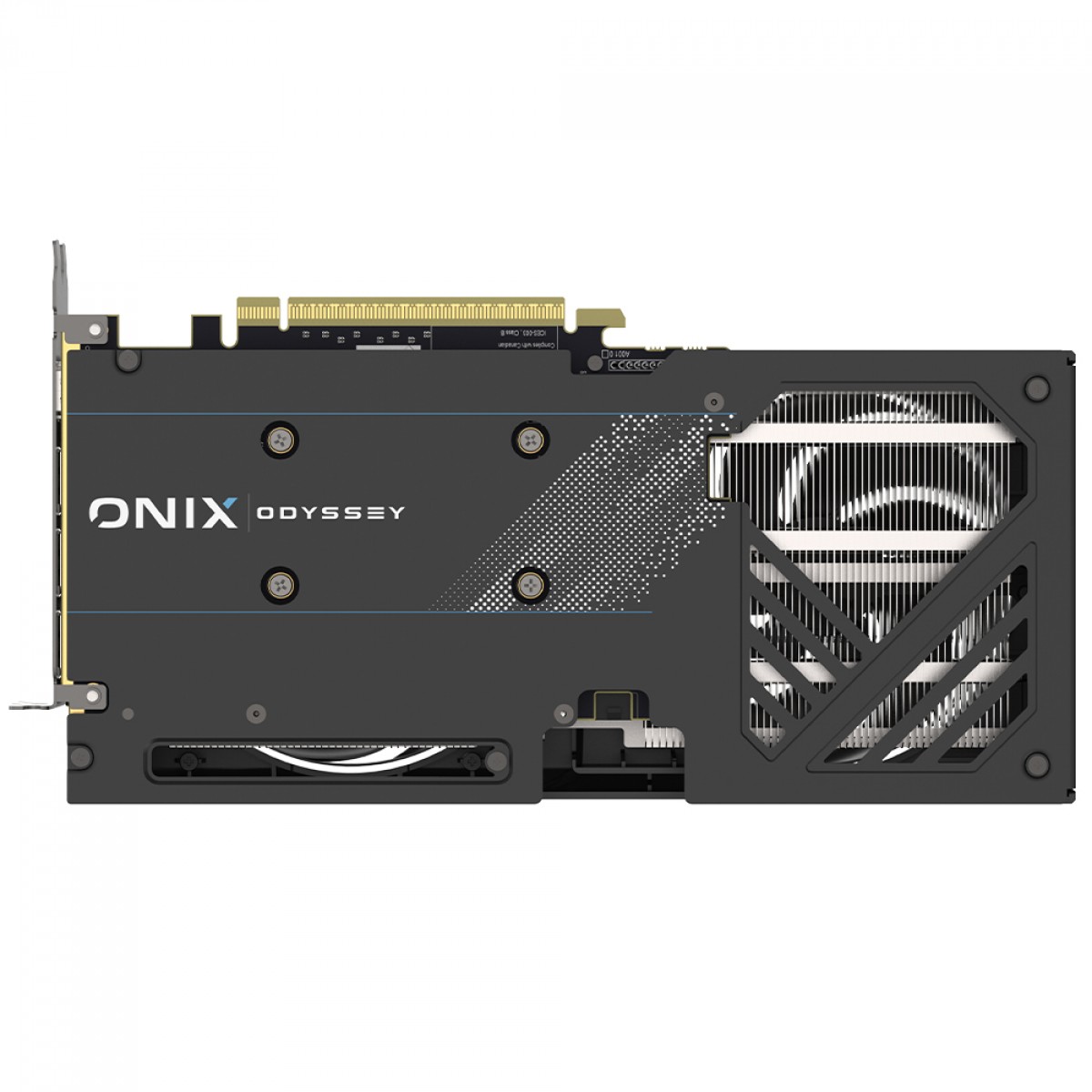 Placa De Vídeo Onix Odyssey Intel Arc B570, 10GB, GDDR6, Xe2, Ray Tracing, Black, 8347-00178