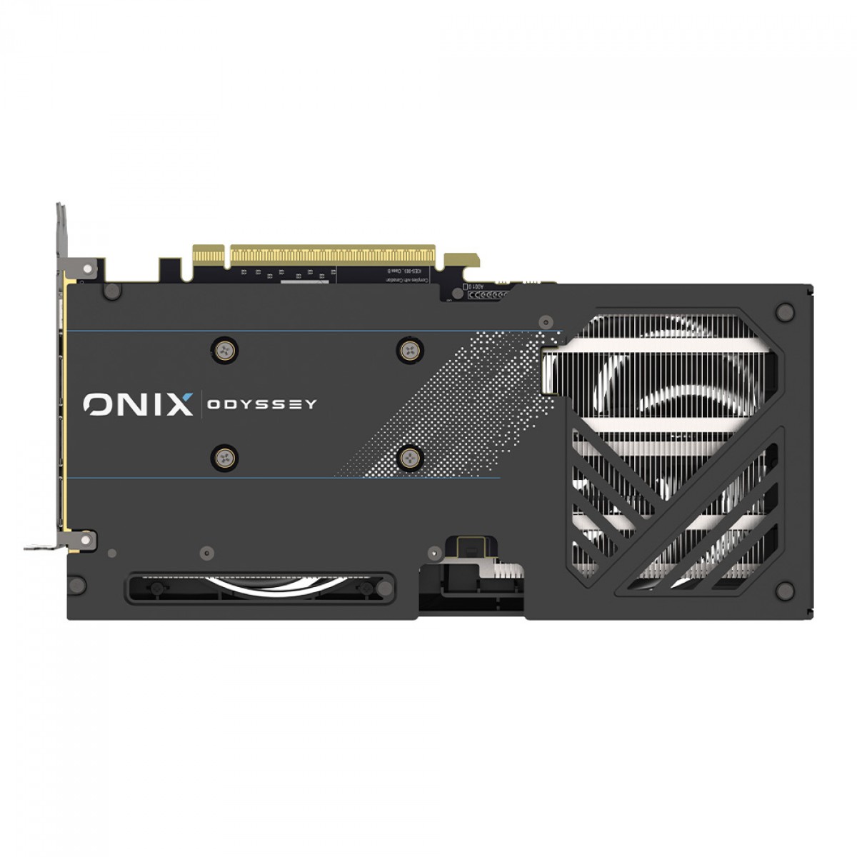 Placa De Vídeo Onix Odyssey Intel Arc B580 OC, 12GB, GDDR6, Xe2, Ray Tracing, Black, 8346-00178