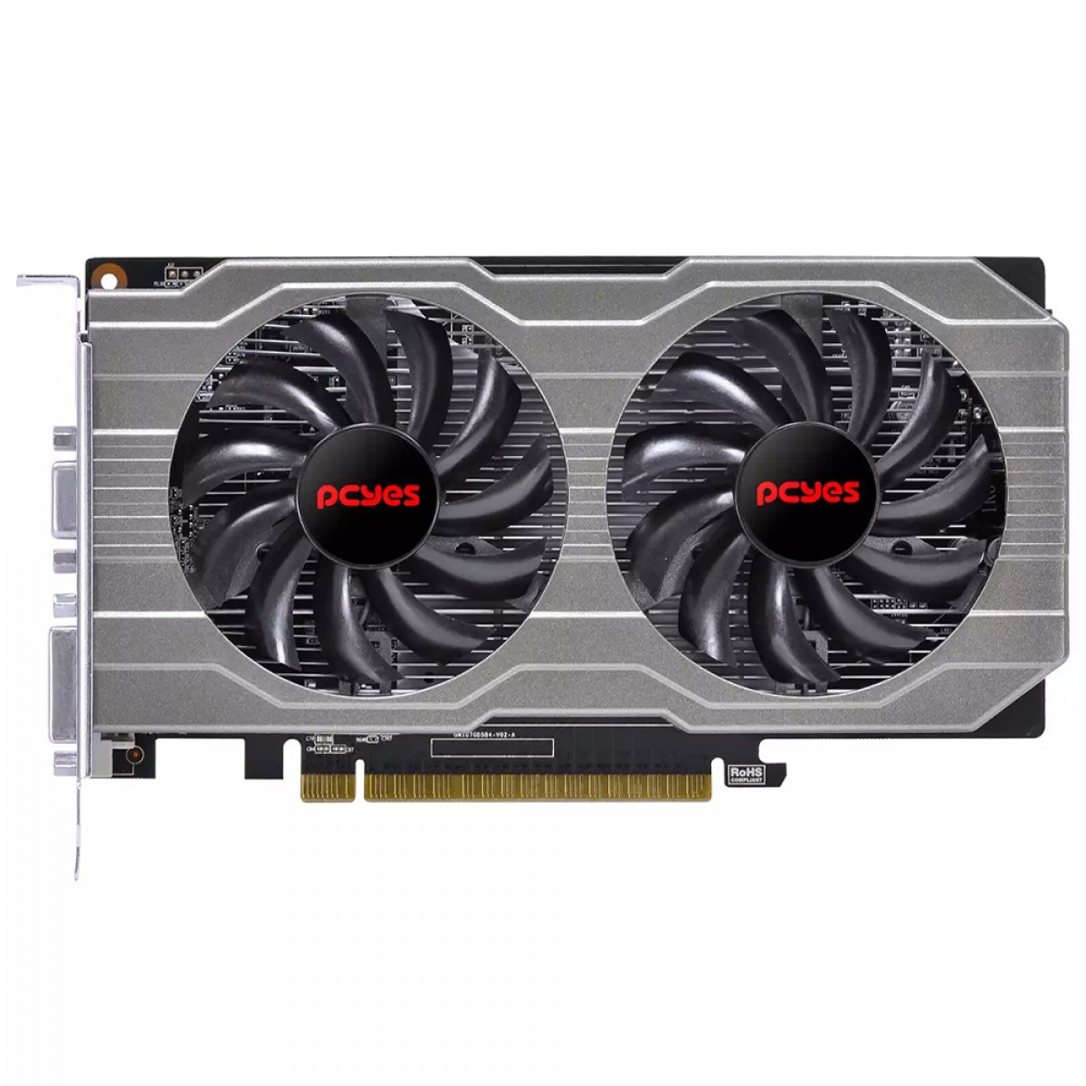 Placa De Vídeo PCYES NVIDIA GeForce GTX 750 Ti, 4GB, GDDR5, 128Bits, Dual Fan, PA750TIR5DFFS