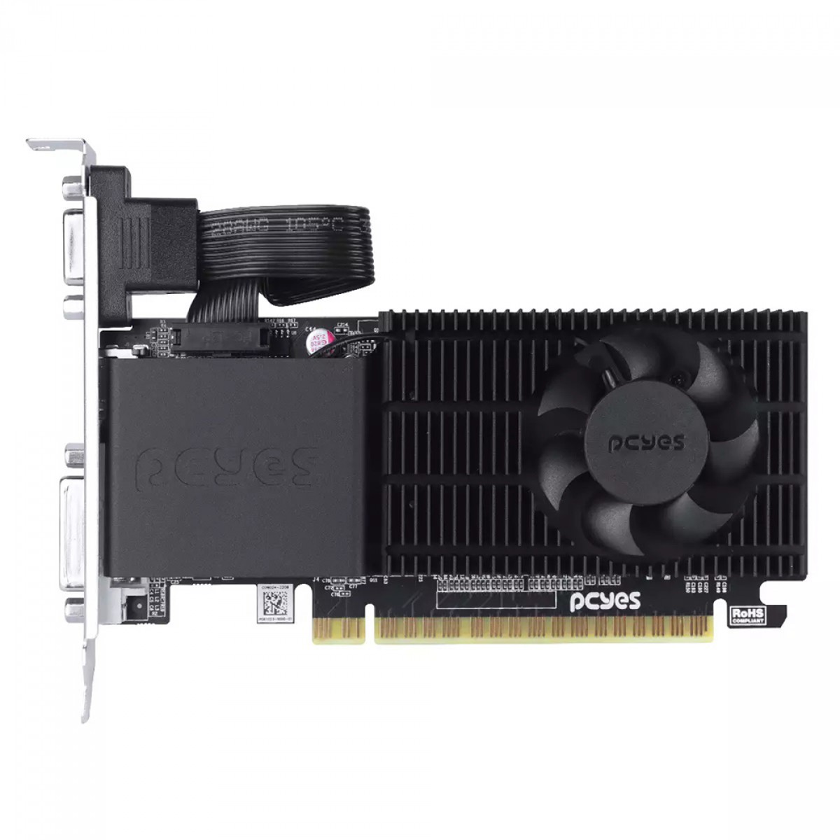 Placa De Vídeo PCYES Radeon R5 220, 2GB, GDDR3, PPER5DR3LPBR
