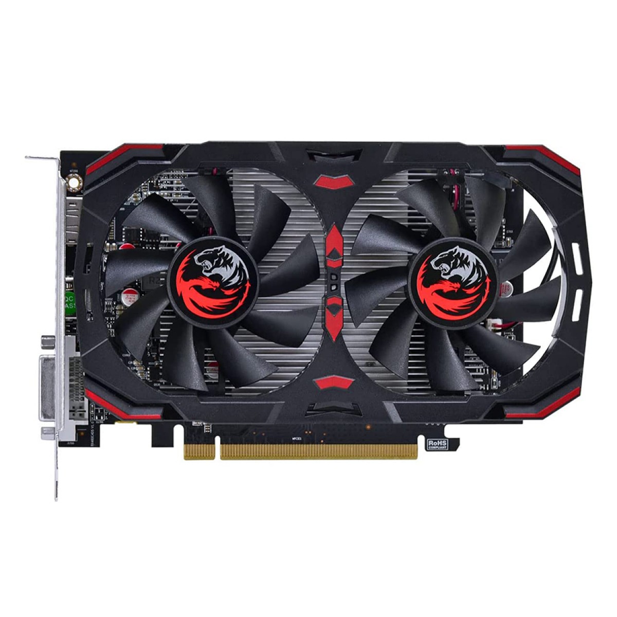 Placa de Vídeo PCYes Radeon RX 550 Dual Fan Graffiti Series, 4GB GDDR5, 128bits, PAJRX550DR5DF
