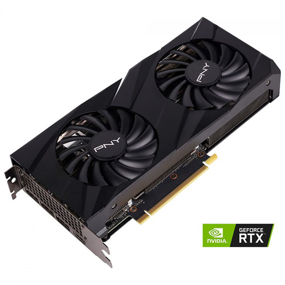 Placa de Vídeo PNY NVIDIA GeForce RTX 3060 Verto Dual Fan, 12GB, GDDR6, DLSS, Ray Tracing, VCG306012DFBPB1