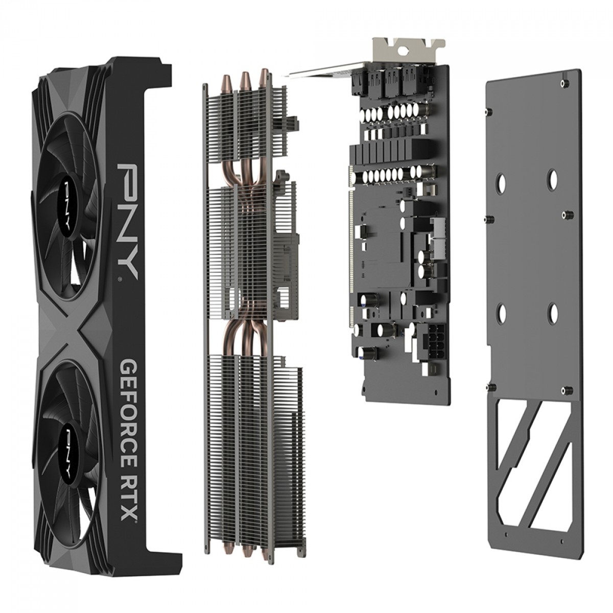 Placa de Vídeo PNY NVIDIA GeForce RTX 4060 TI Verto Dual Fan, 16GB, GDDR6, DLSS, Ray Tracing, VCG4060T16DFXPB1