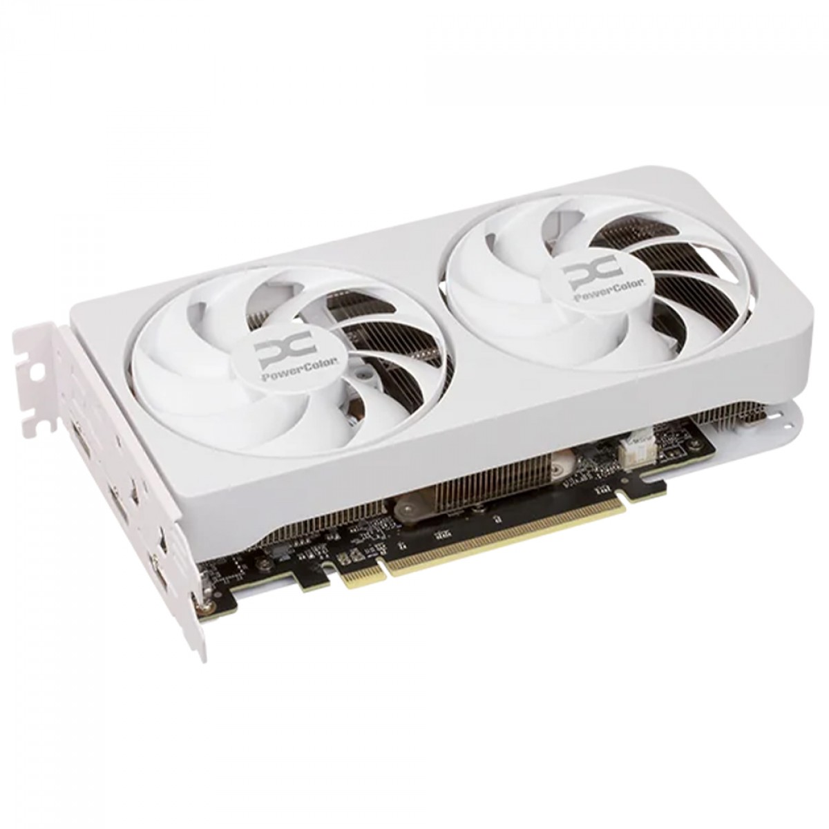 Placa de Vídeo PowerColor Reaper White AMD Radeon RX 9060 XT, 16GB, GDDR6, FSR, Ray Tracing, RX9060XT 16G-A/WHITE