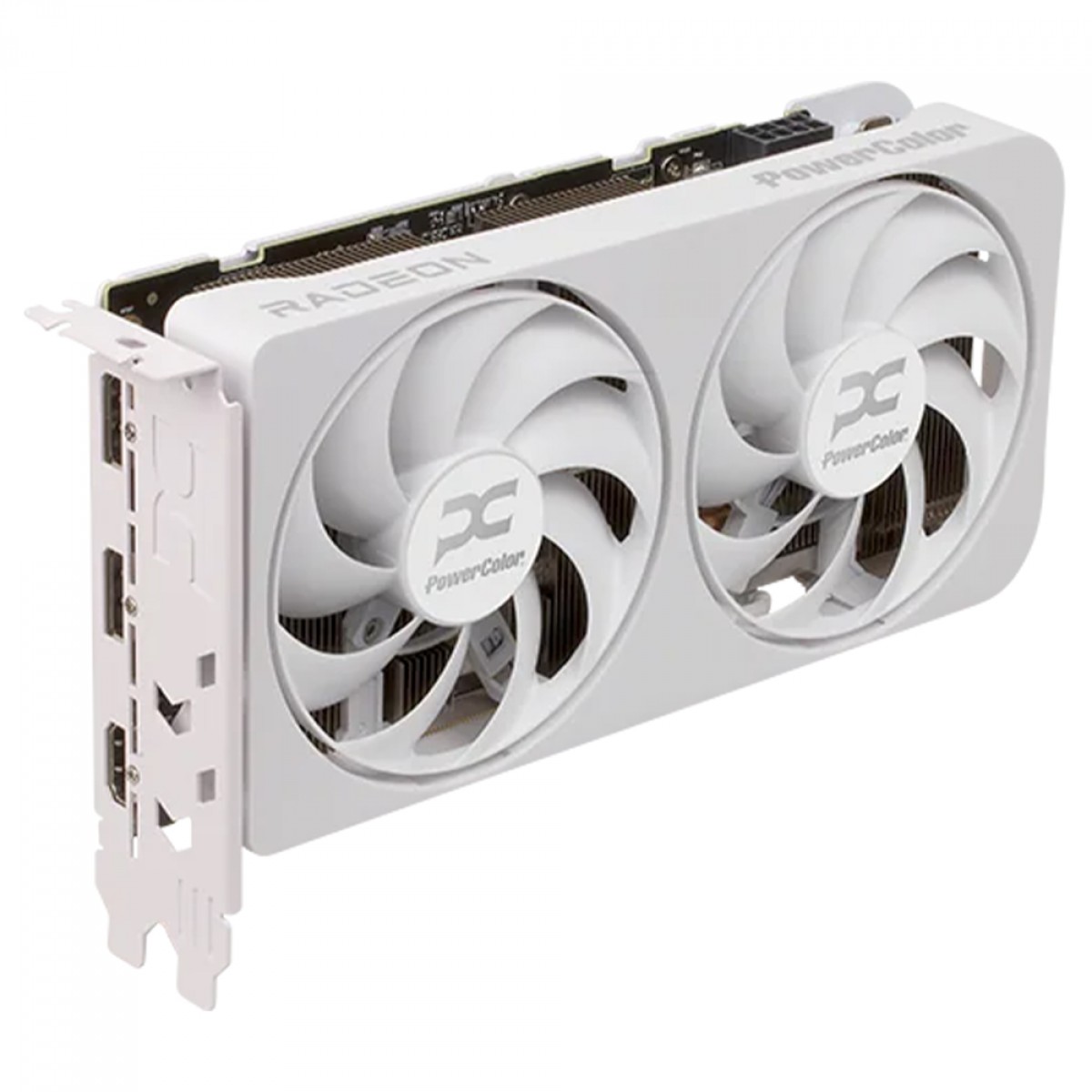 Placa de Vídeo PowerColor Reaper White AMD Radeon RX 9060 XT, 16GB, GDDR6, FSR, Ray Tracing, RX9060XT 16G-A/WHITE