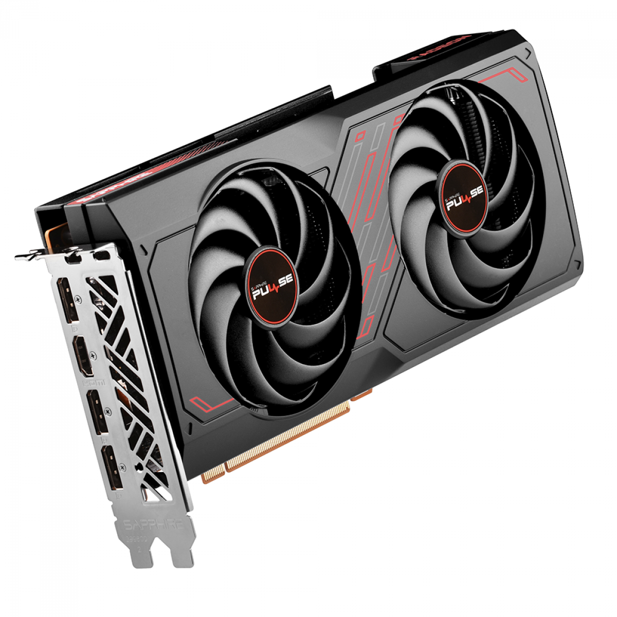 Placa de Vídeo Sapphire Pulse AMD Radeon RX 7600 Gaming OC, 8GB, GDDR6, FSR, Ray Tracing, 11324-01-20G
