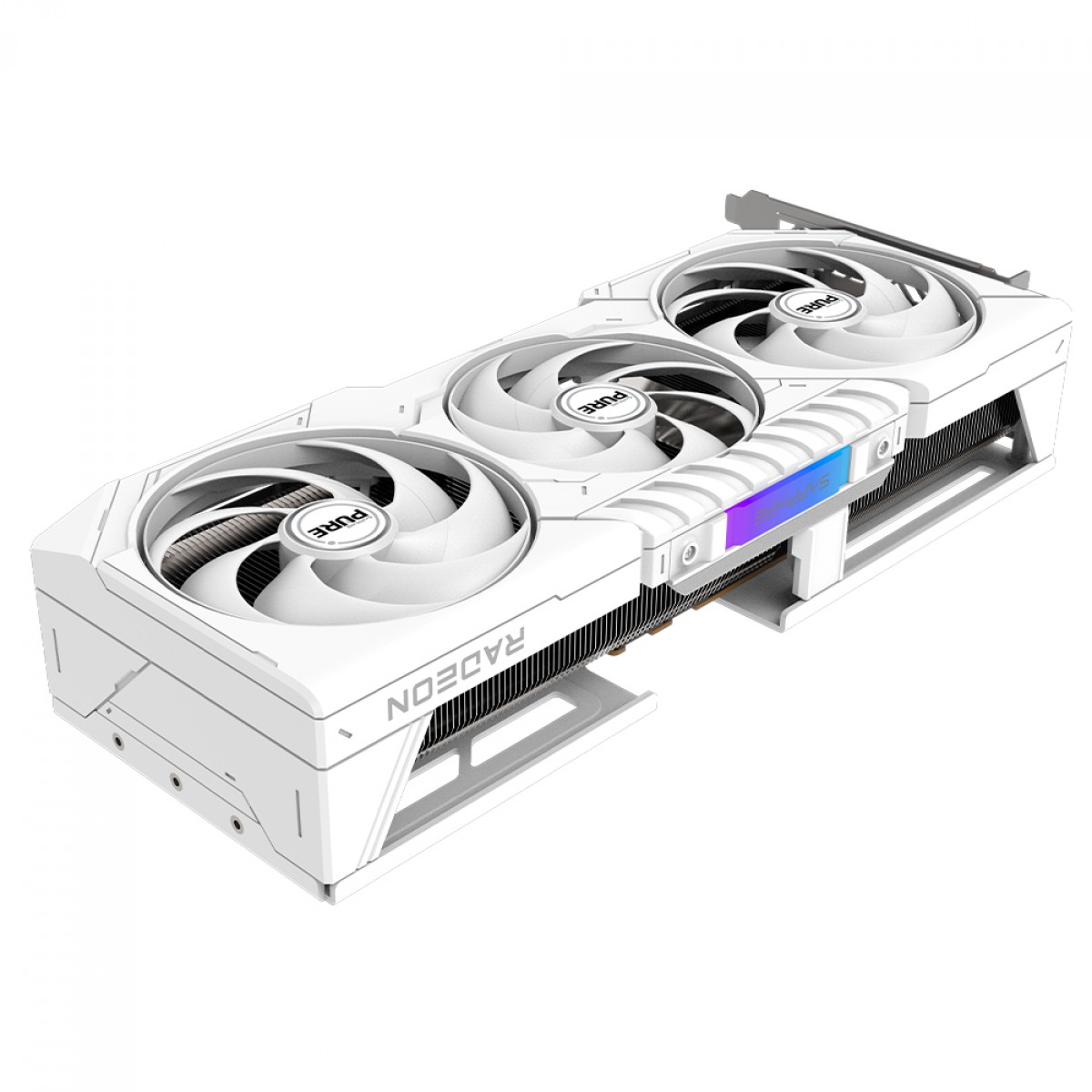 Placa de Vídeo Sapphire Pure AMD Radeon RX 9070 XT Gaming OC, 16GB, GDDR6, FSR, Ray Tracing, White, 11348-02-20G