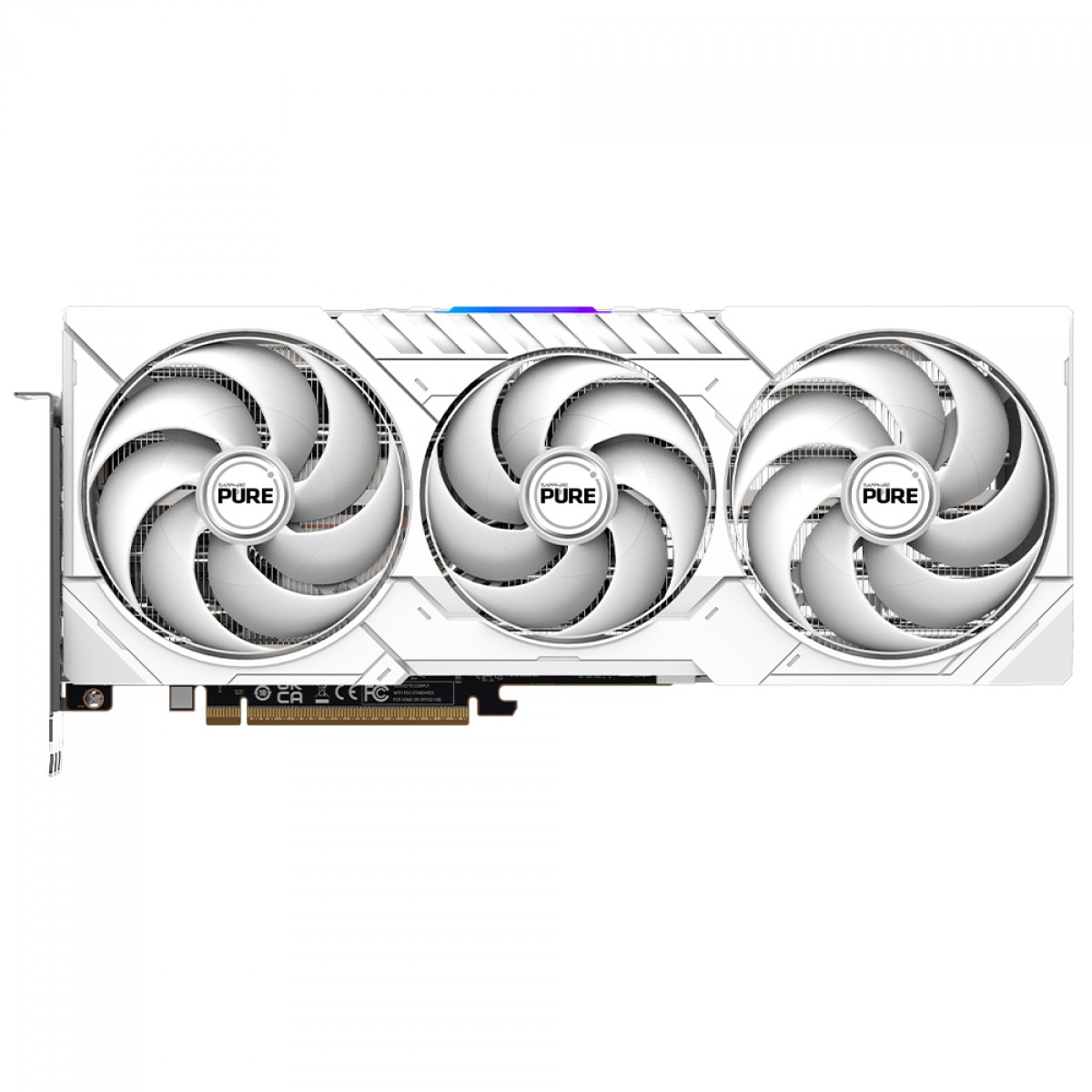 Placa de Vídeo Sapphire Pure AMD Radeon RX 9070 XT Gaming OC, 16GB, GDDR6, FSR, Ray Tracing, White, 11348-02-20G