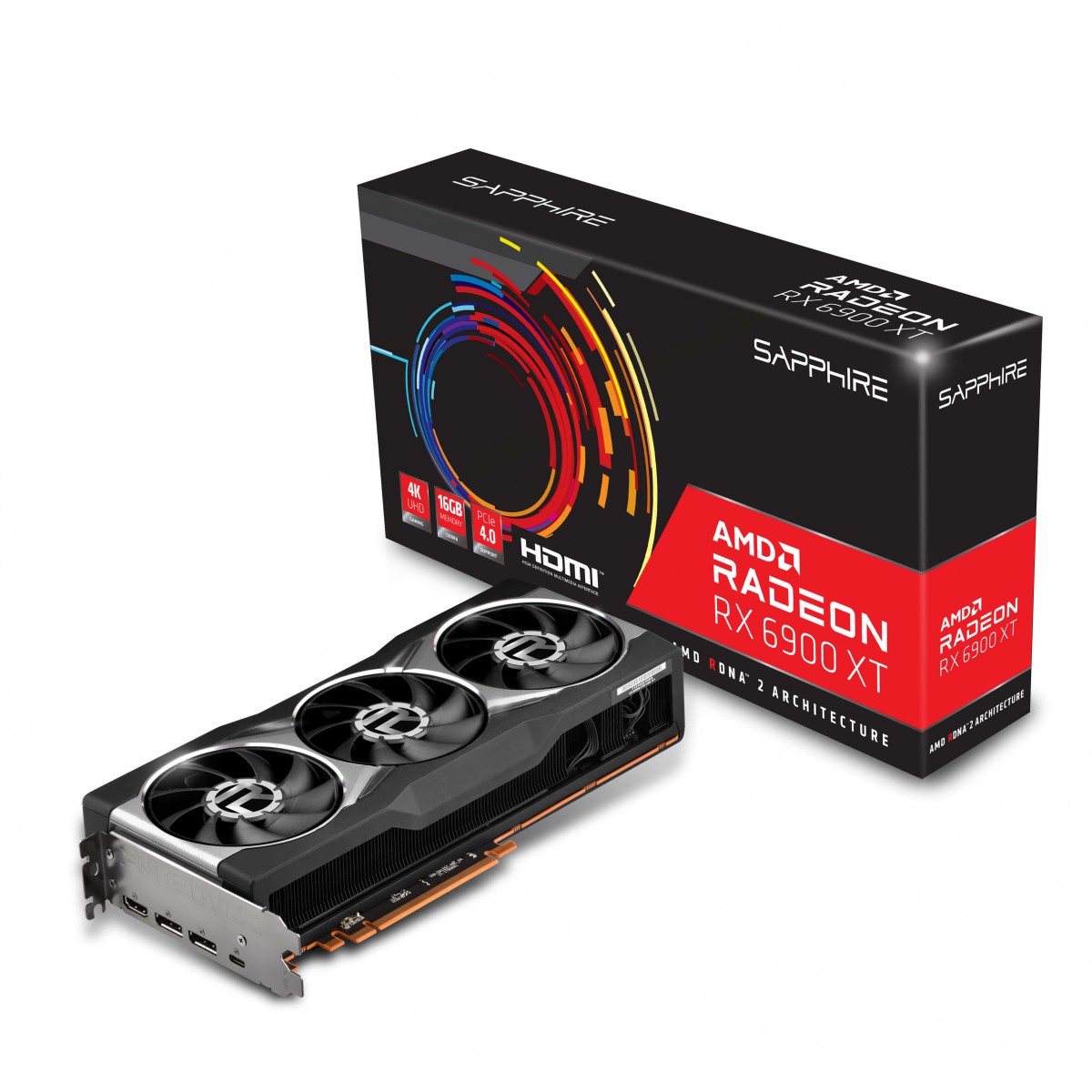 Placa de Vídeo Sapphire Radeon RX 6900 XT, 16GB, GDDR6, FSR, Ray Tracing, 21308-01-20G