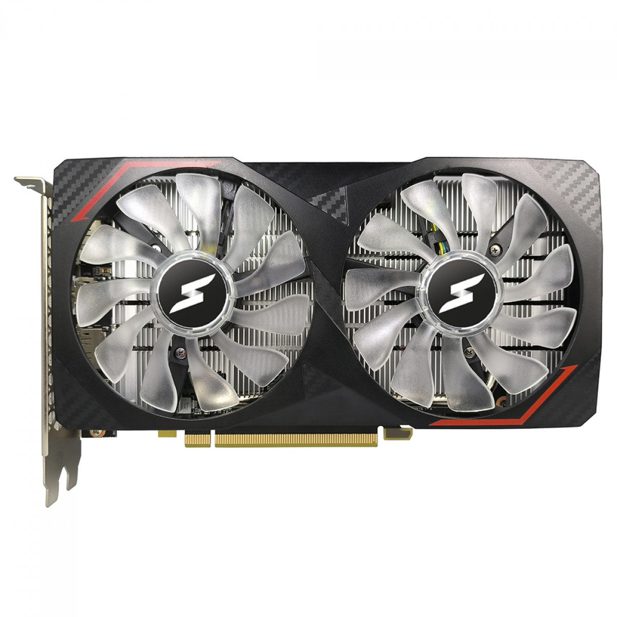 Placa De Vídeo SuperFrame AMD Radeon RX 6600 Falcon, 8GB, GDDR6, RGB, FSR, Ray Tracing, Black, SF-GC-FCAM66008GD6B
