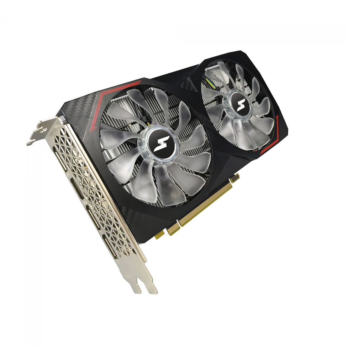 Placa De Vídeo SuperFrame AMD Radeon RX 6600 Falcon, 8GB, GDDR6, RGB, FSR, Ray Tracing, Black, SF-GC-FCAM66008GD6B