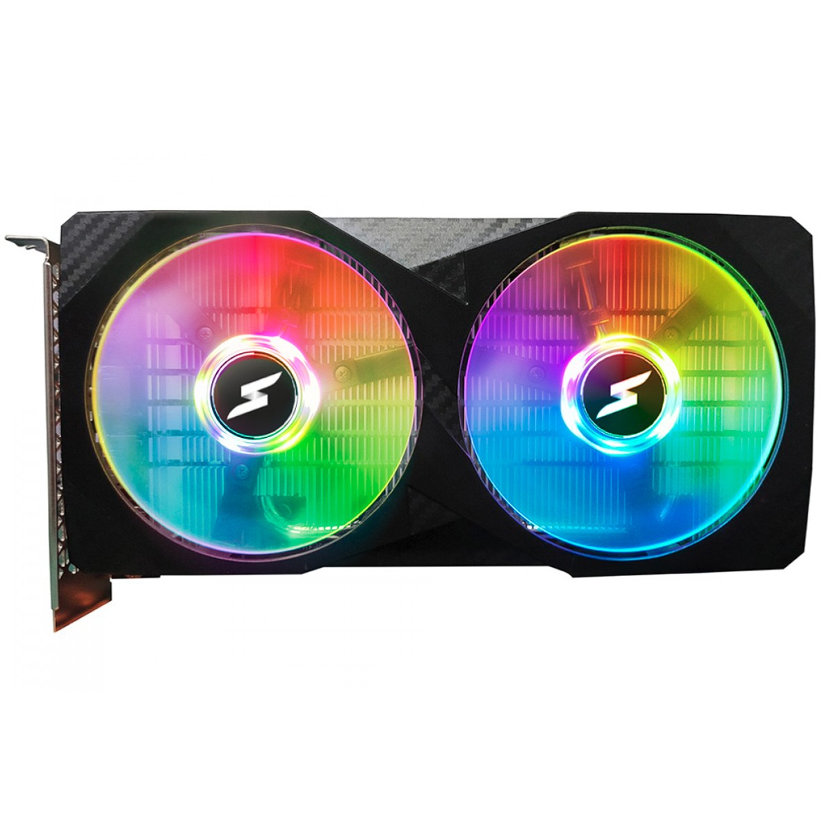 Placa De Vídeo SuperFrame AMD Radeon RX 6600 Falcon, 8GB, GDDR6, RGB, FSR, Ray Tracing, Black, SF-GC-FCAM66008GD6B
