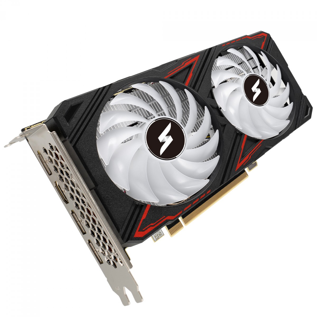 Placa De Vídeo SuperFrame AMD Radeon RX 6600LE Core, RGB, 8GB, GDDR6, FSR, Ray Tracing, Preto, SF-GC-CRAM66008GD