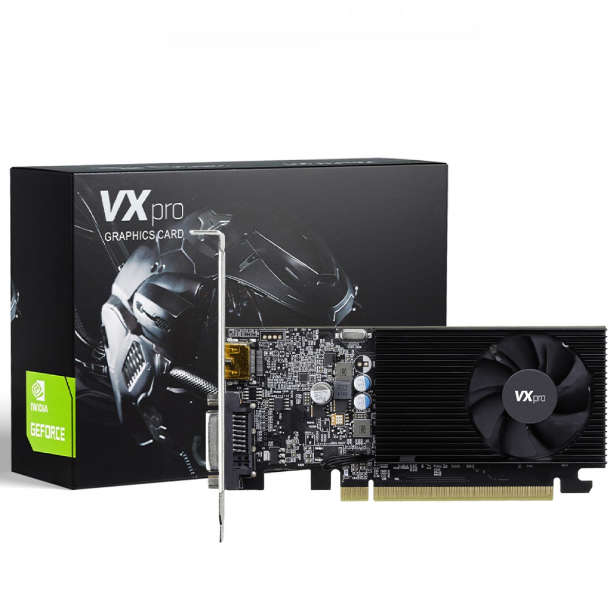 Placa de Vídeo VXpro NVIDIA GeForce GT1030LP, 2GB, 64Bit, GDDR5, VX GT1030LP-2GD5