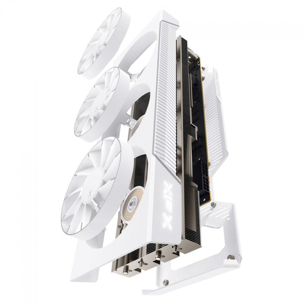 Placa de Vídeo XFX AMD Radeon RX 7800 XT MagAir Arctic White, 16GB, GDDR6, FSR, Ray Tracing, Branco, RX-78TMAIRW9
