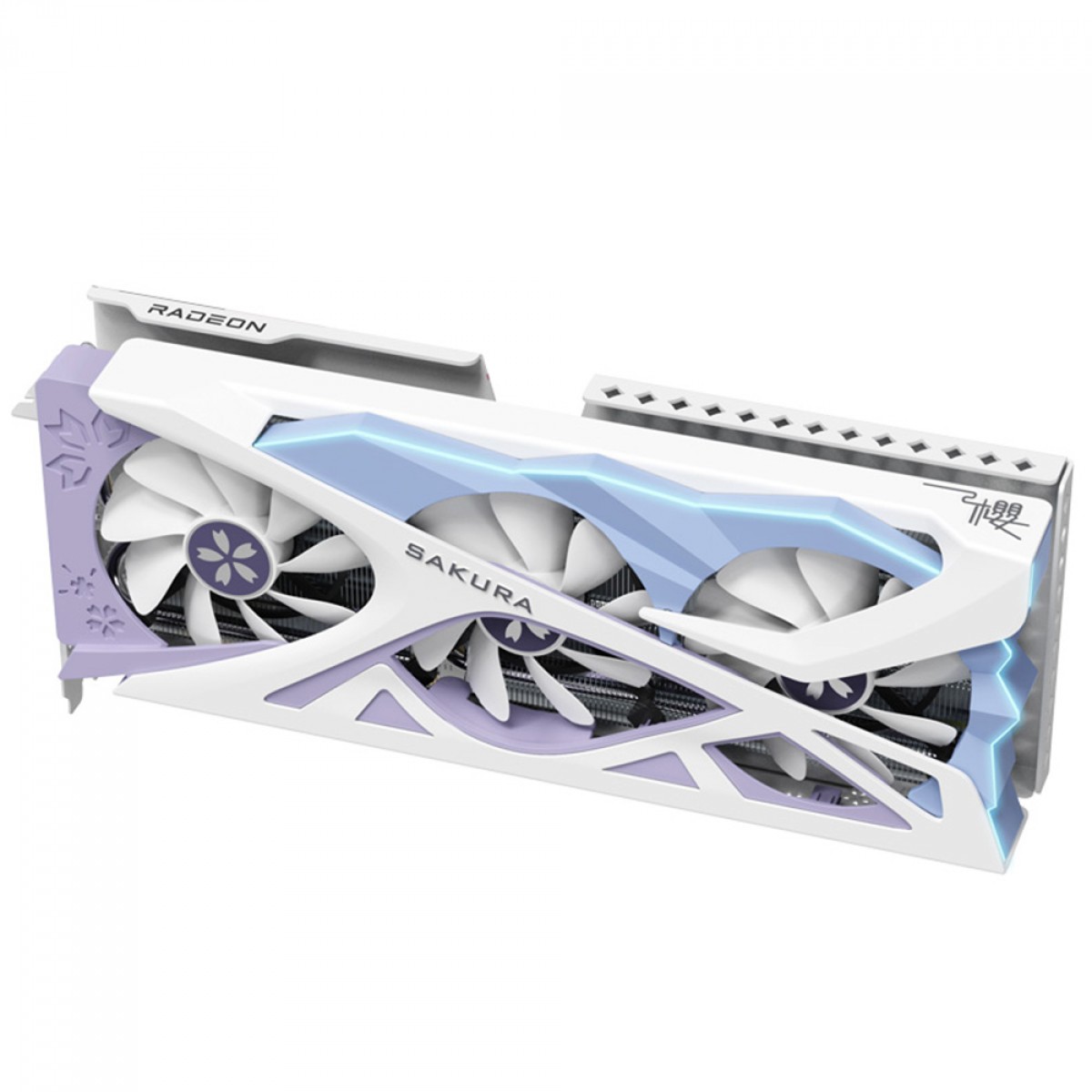 Placa de Vídeo Yeston AMD Radeon RX 9060 XT Sakura, 16GB, GDDR6, FSR, Ray Tracing, YT RX-96XT-16D6-SOA-11PCI