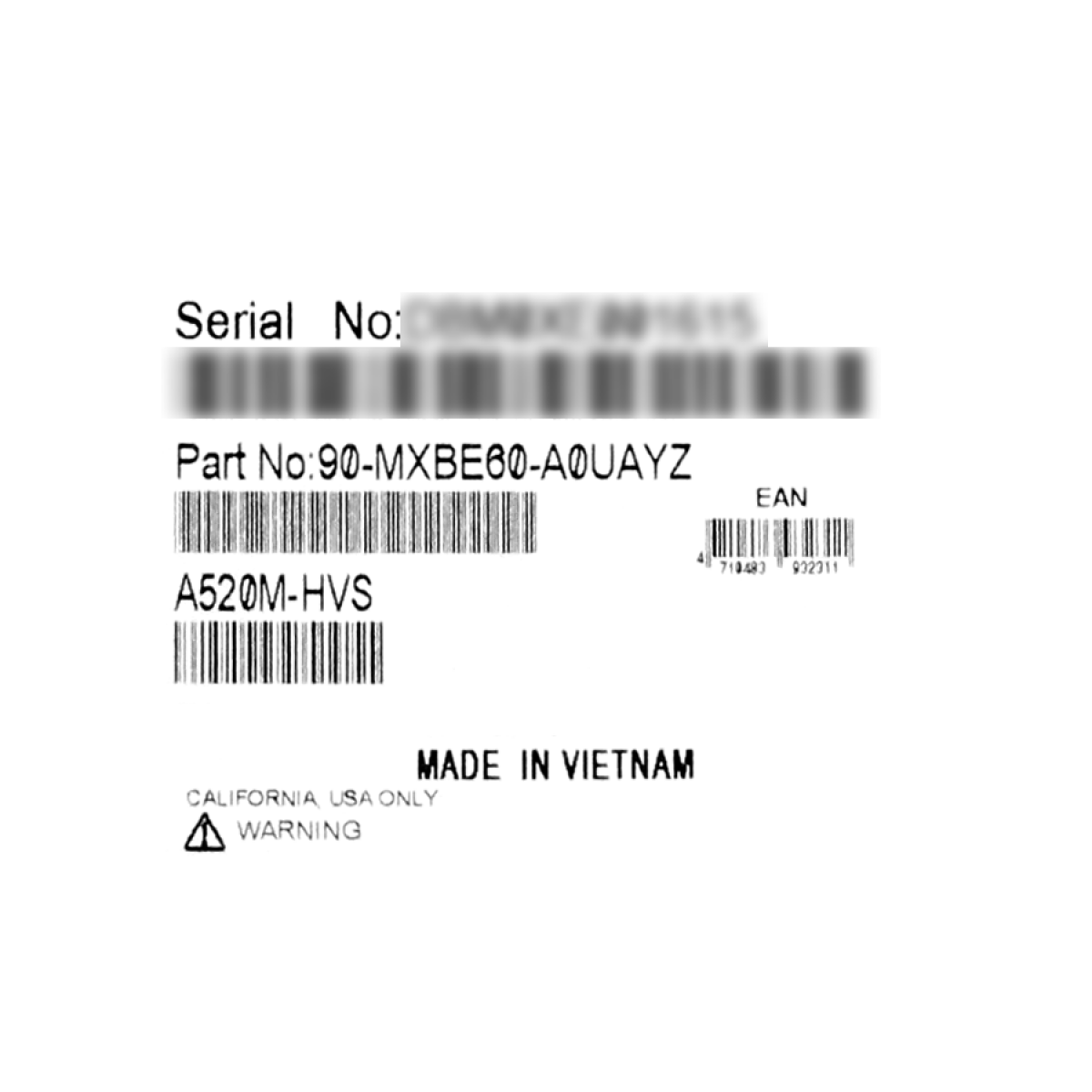 Placa Mãe ASRock A520M-HVS, A520, AMD AM4, mATX, DDR4, 90-MXBE60-A0UAYZ