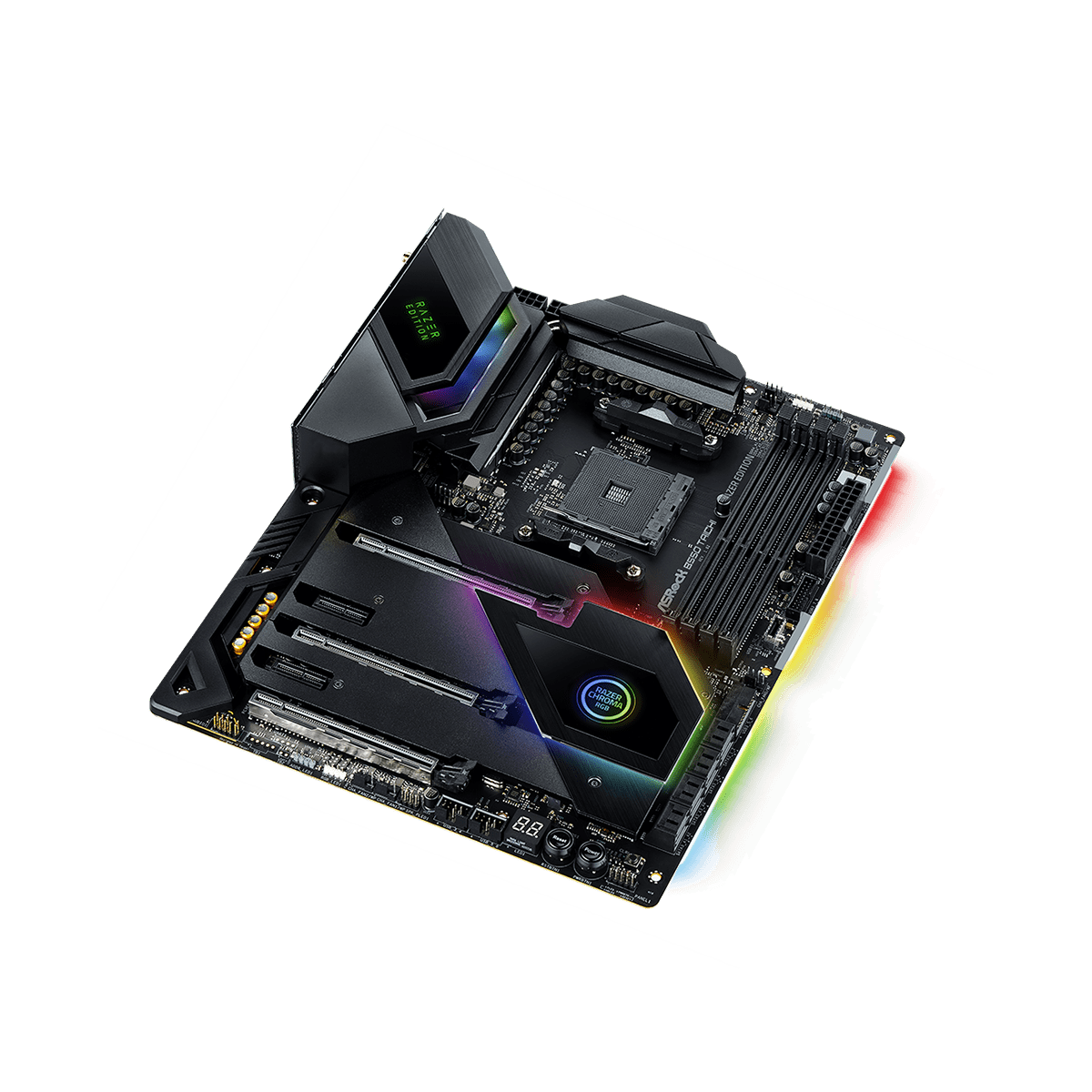 Placa Mãe ASRock B550 Taichi Razer Edition, Chipset B550, AMD AM4, ATX, DDR4, 90-MXBEN0-A0UAYZ