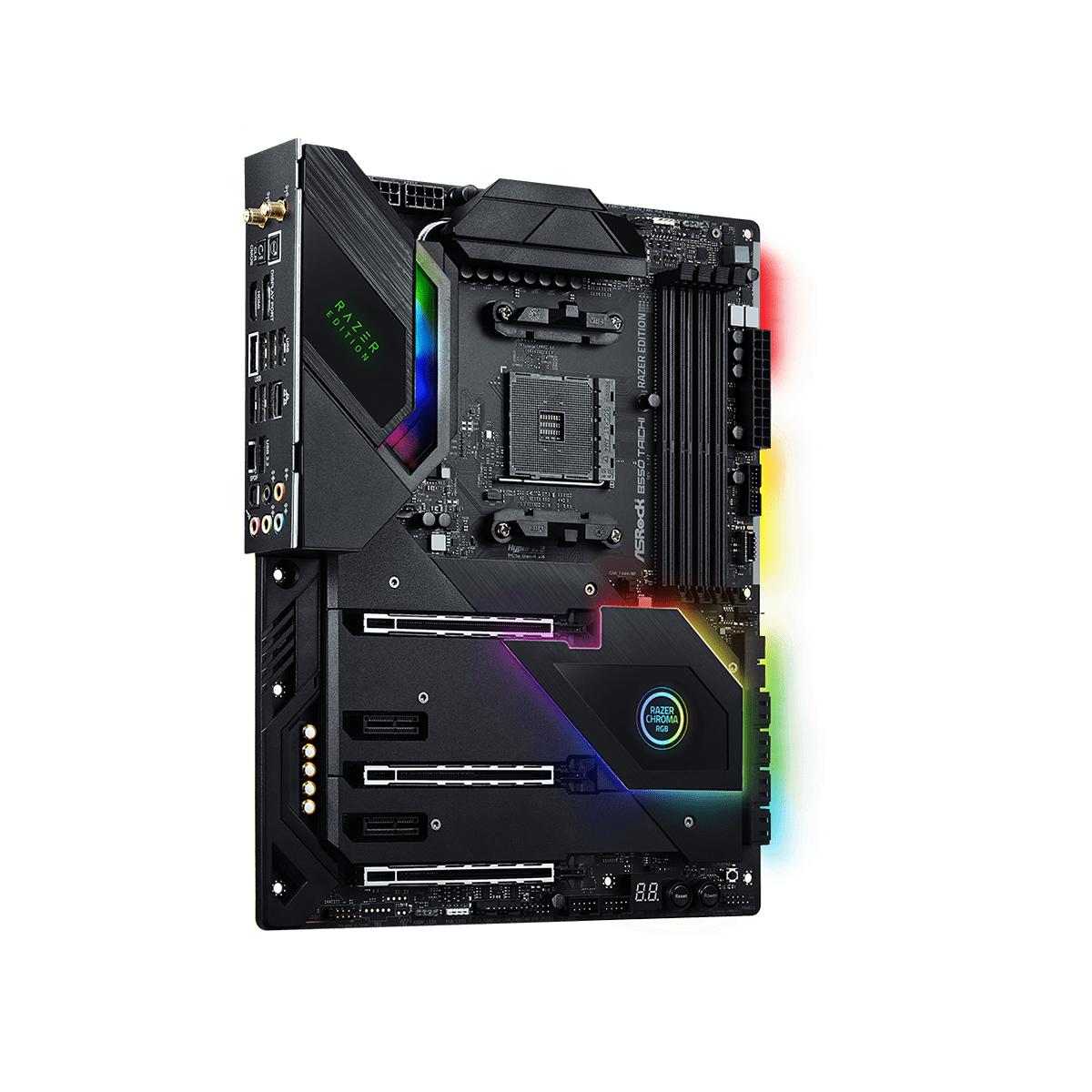 Placa Mãe ASRock B550 Taichi Razer Edition, Chipset B550, AMD AM4, ATX, DDR4, 90-MXBEN0-A0UAYZ