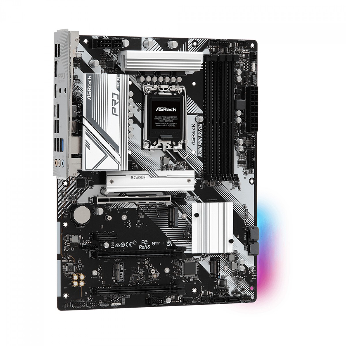 Placa Mãe ASRock B760 Pro RS/D4, Chipset B760, Intel LGA 1700, ATX, DDR4, 90-MXBL80-A0UAYZ
