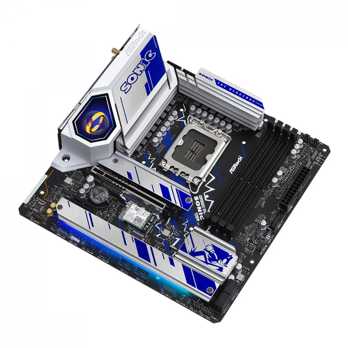 Placa Mãe ASRock B760M PG Sonic WIFI, Chipset B760, Intel LGA 1700, MATX, DDR5, 90-MXBKM0-A0UAYZ