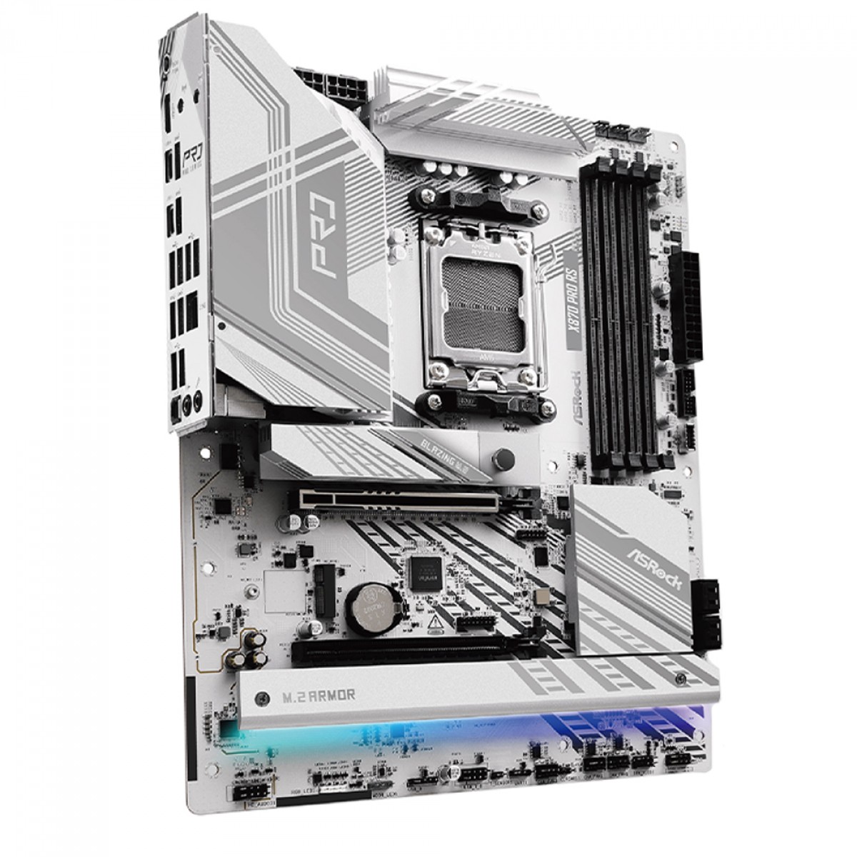Placa Mãe ASRock X870 Pro RS, Chipset X870, ATX, AMD AM5, DDR5 