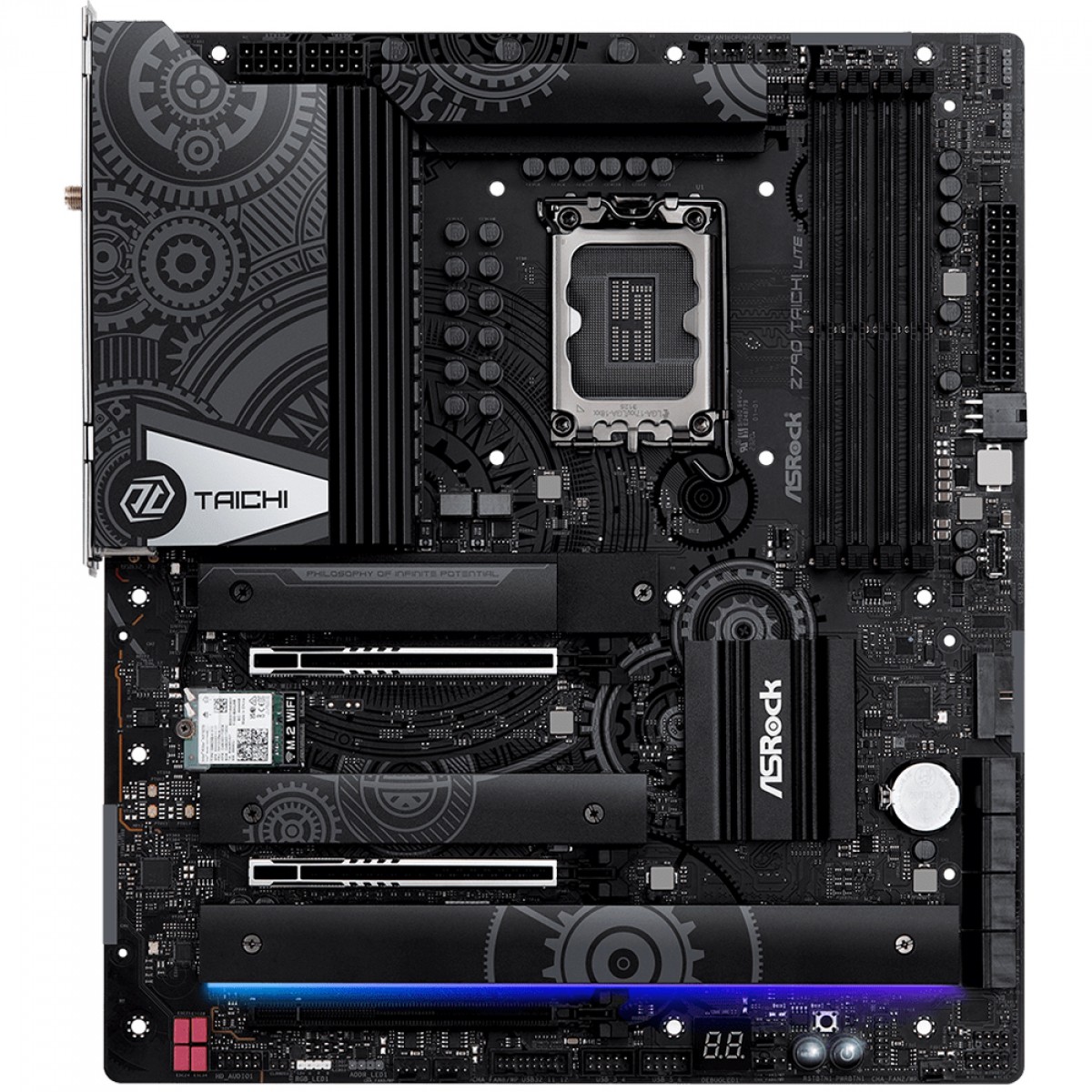 Placa Mãe ASRock Z790 TAICHI Lite, Chipset Z790, WIFI, LGA 1700, E-ATX, DDR5, 90-MXBMF0-A0UAYZ