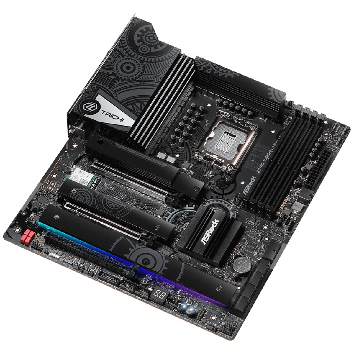 Placa Mãe ASRock Z790 TAICHI Lite, Chipset Z790, WIFI, LGA 1700, E-ATX, DDR5, 90-MXBMF0-A0UAYZ