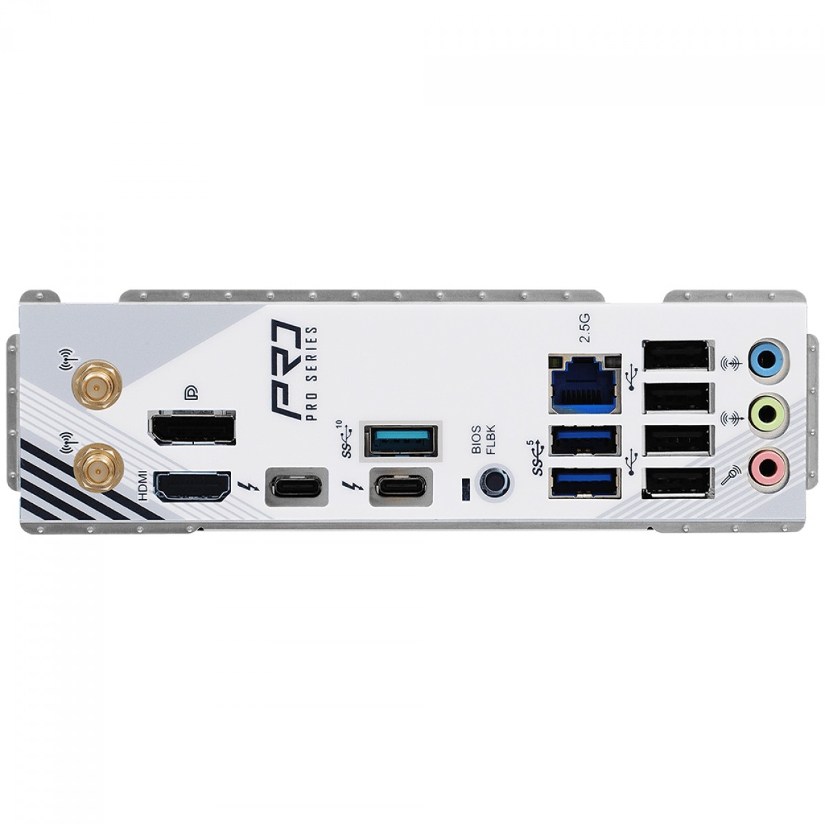Placa Mãe ASRock Z890 Pro RS WIFI White, Chipset Z890, Intel LGA 1851, ATX, DDR5, Branco, 90-MXBQC0-A0UAYZ