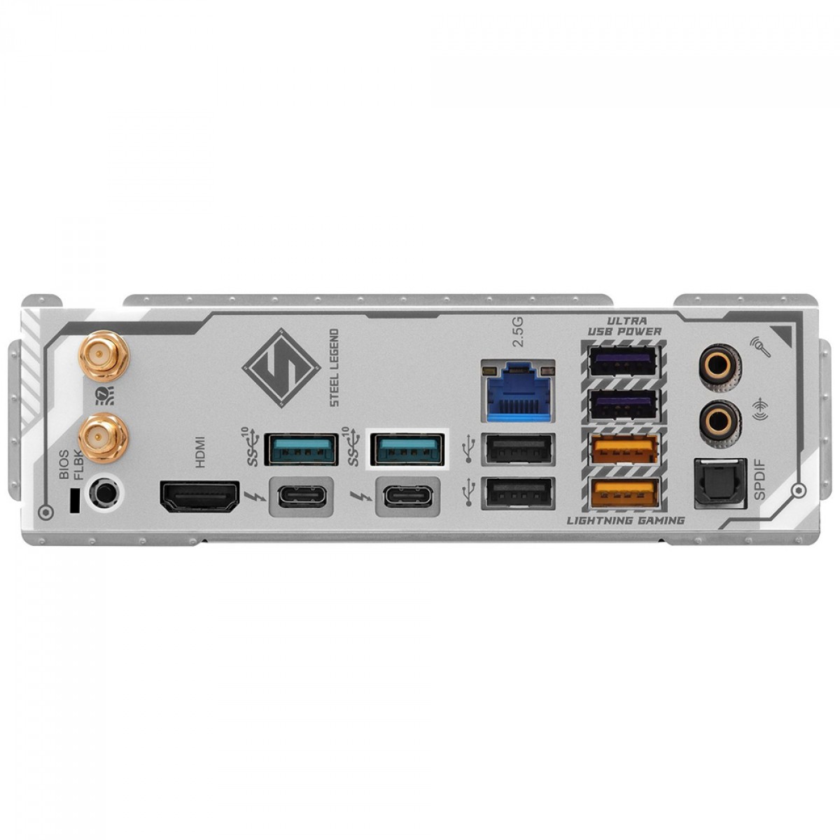 Placa Mãe ASRock Z890 Steel Legend WIFI, Chipset Z890, Intel LGA 1851, ATX, DDR5, Branco, 90-MXBPF0-A0UAYZ