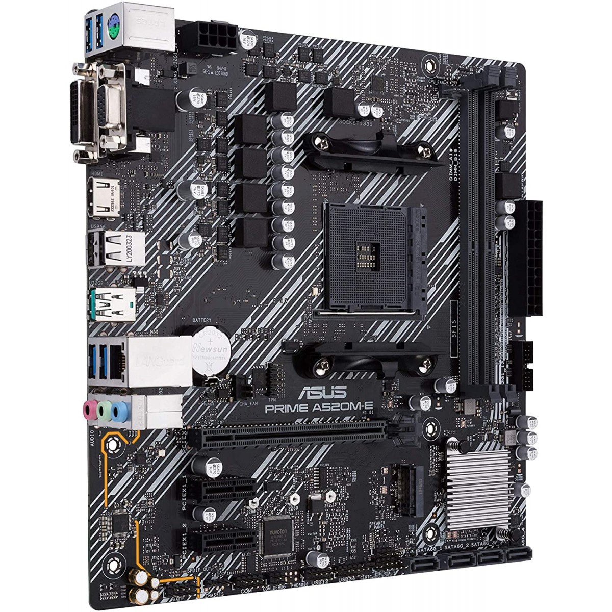 Placa Mãe Asus Prime A520M-A, Chipset A520, AMD AM4, mATX, DDR4, 90MB14Z0-M0EAY0
