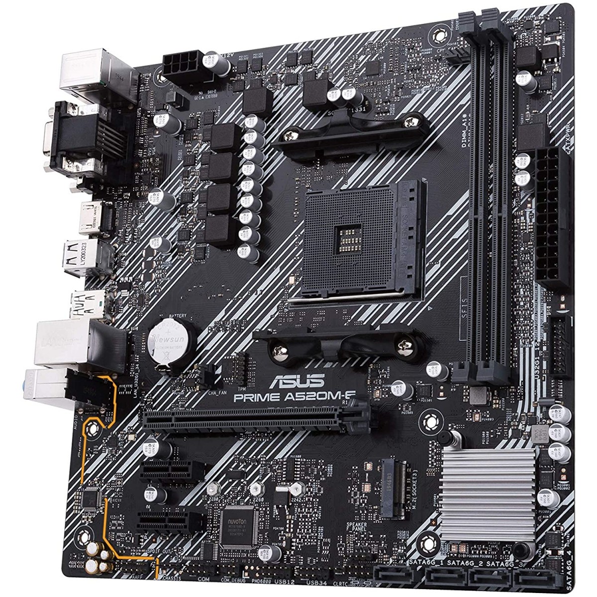Placa Mãe Asus Prime A520M-A, Chipset A520, AMD AM4, mATX, DDR4, 90MB14Z0-M0EAY0