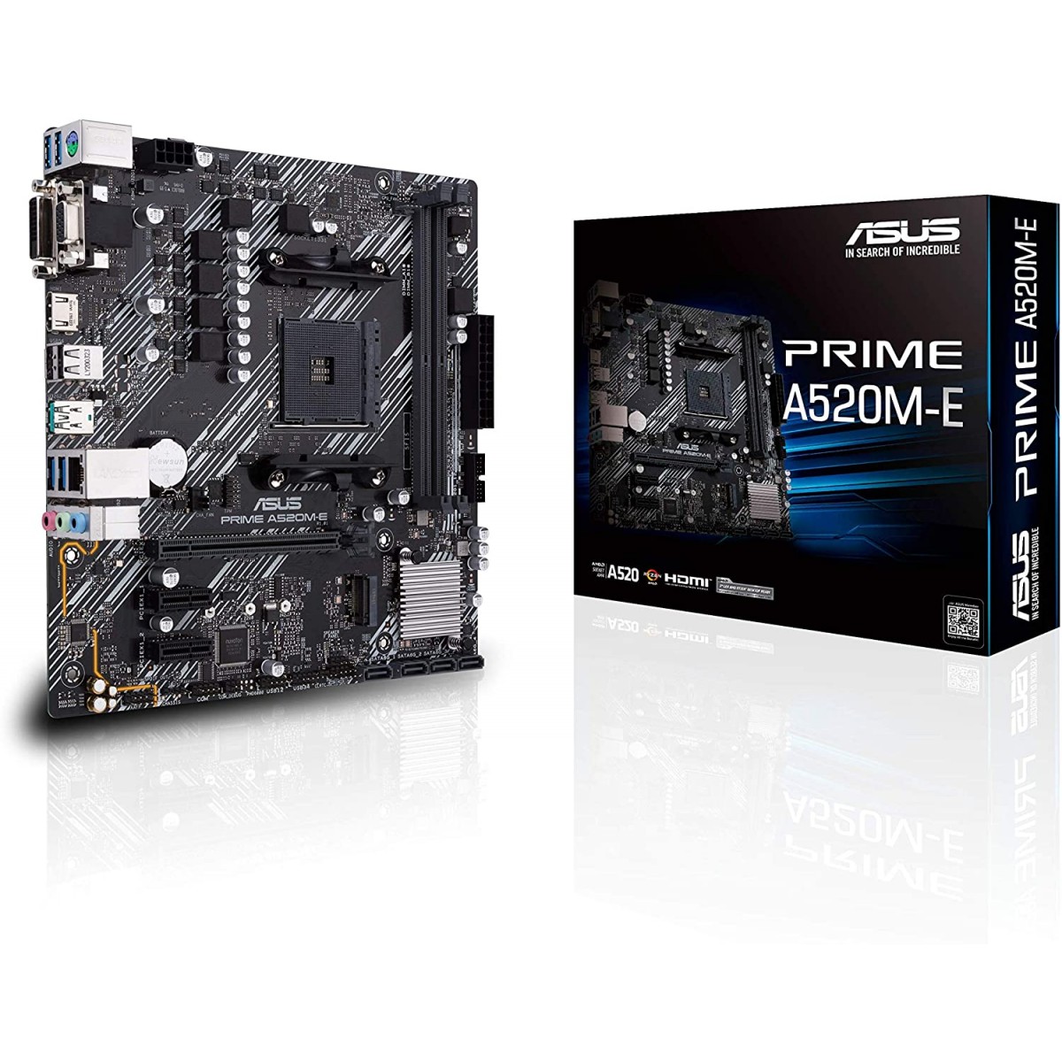 Placa Mãe Asus Prime A520M-A, Chipset A520, AMD AM4, mATX, DDR4, 90MB14Z0-M0EAY0