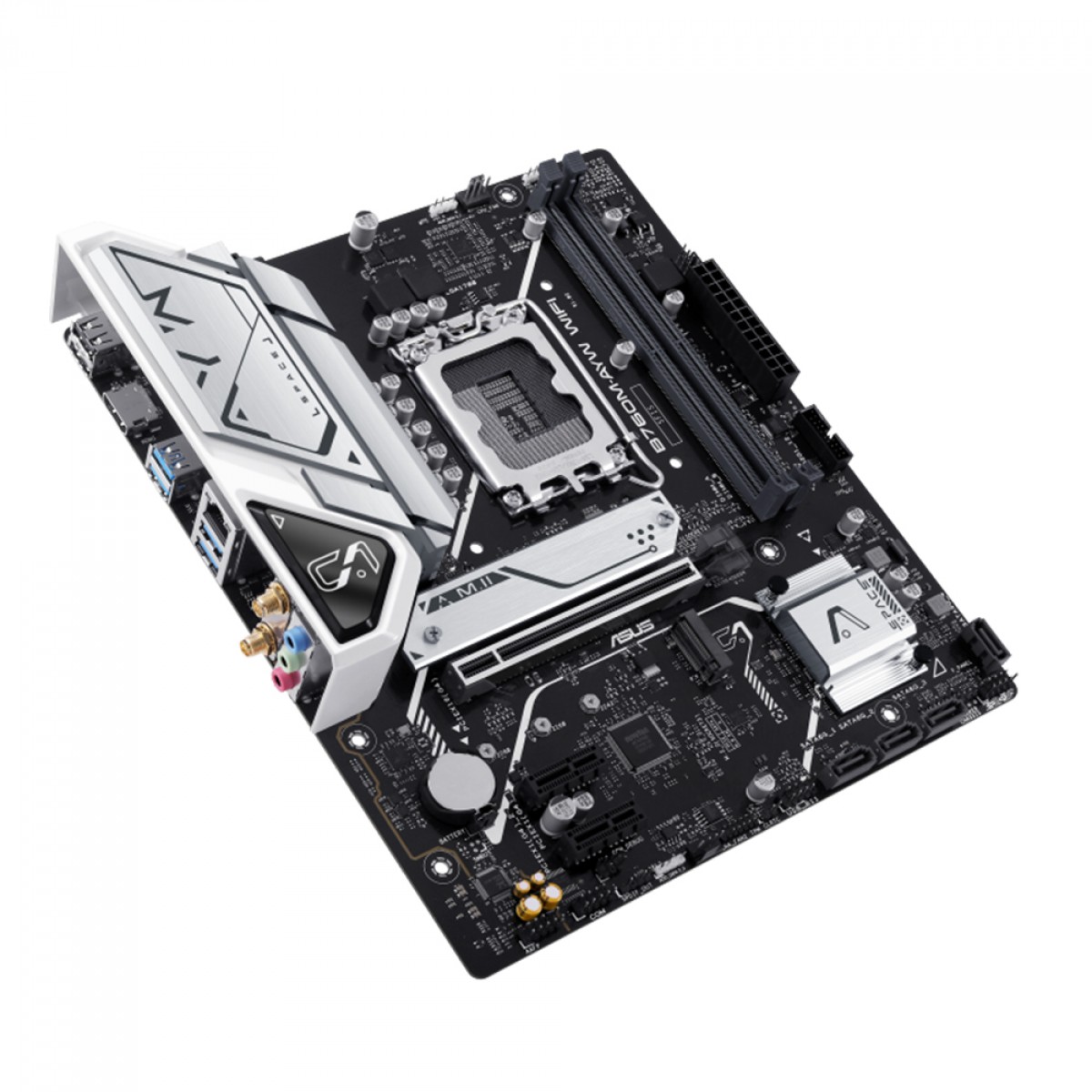 Placa Mãe Asus B760M-AYW WIFI, Chipset B760, Intel LGA 1700, mATX, DDR5, 90MB1FK0-M0EAY0