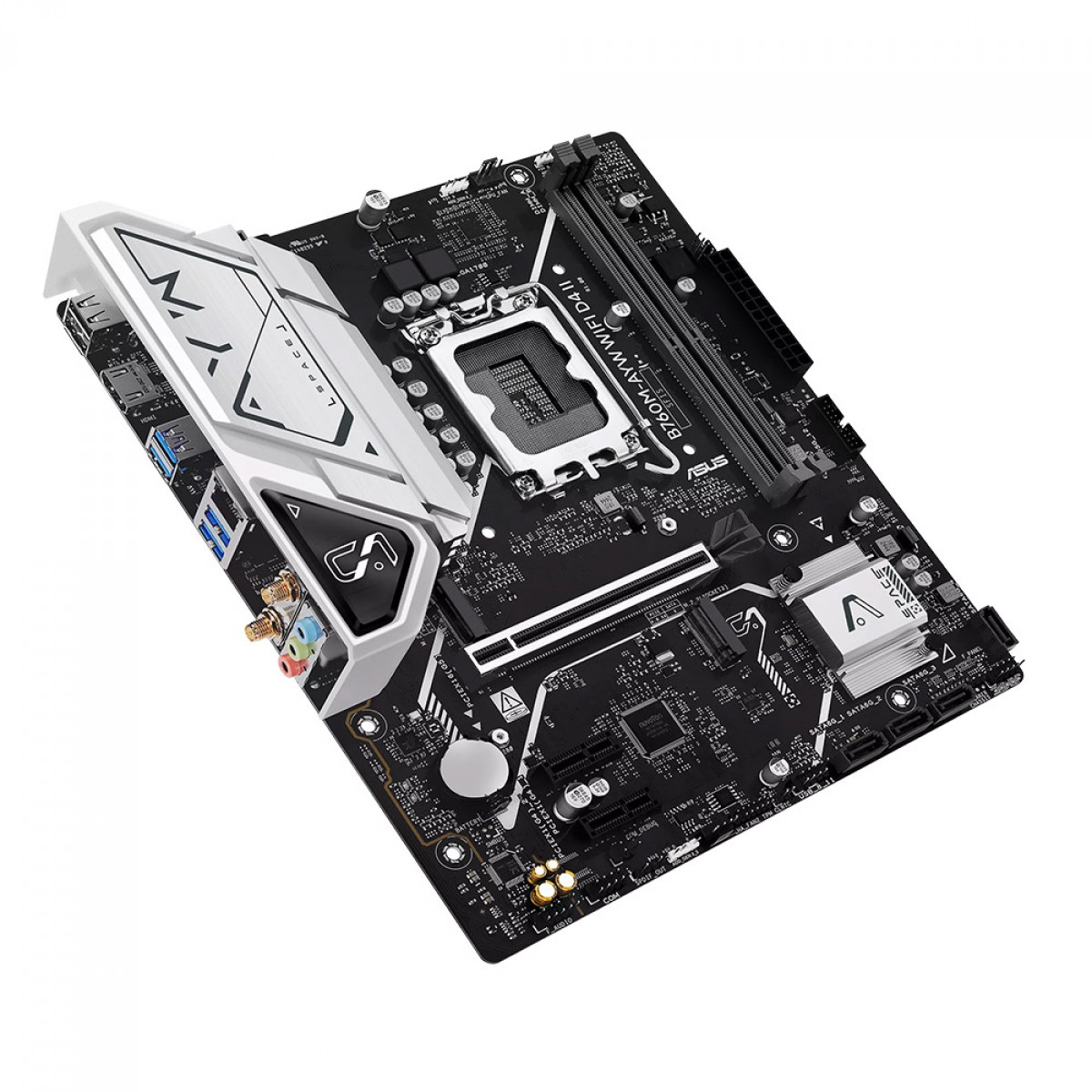 Placa Mãe Asus B760M-AYW WIFI D4 II, Chipset B760, Intel LGA 1700, mATX, DDR4, 90MB1MG0-M0EAY0