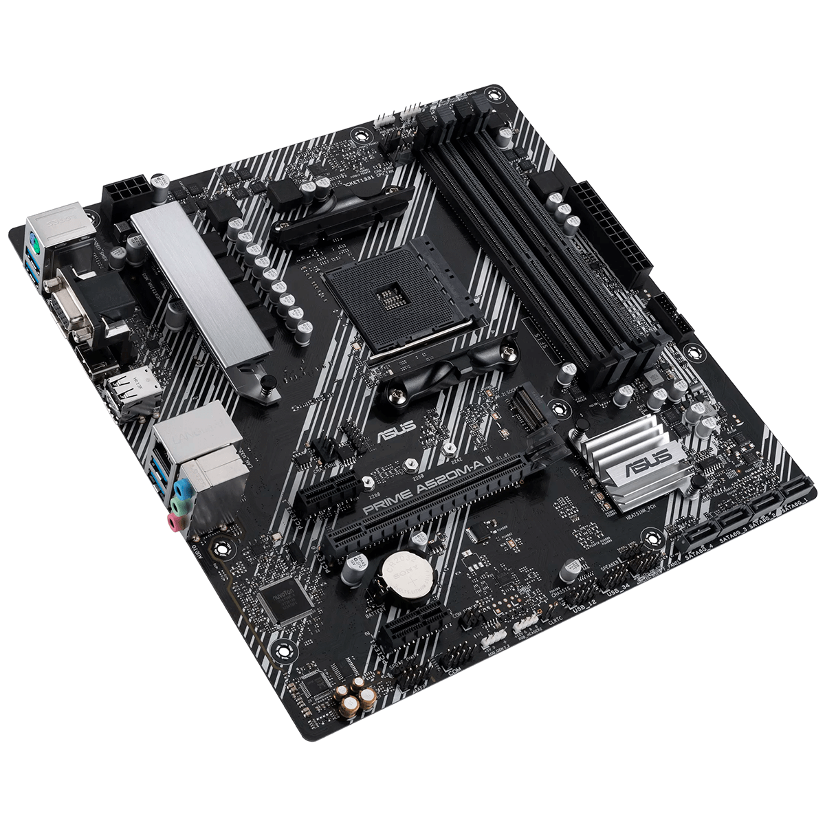 Placa Mãe Asus PRIME A520M-A II, Chipset A520, AMD AM4, mATX, DDR4, 90MB17H0-M0EAY0