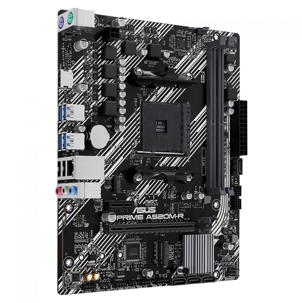 Placa Mãe Asus PRIME A520M-R, Chipset A520, AMD AM4, mATX, DDR4, 90MB1H60-M0EAY0