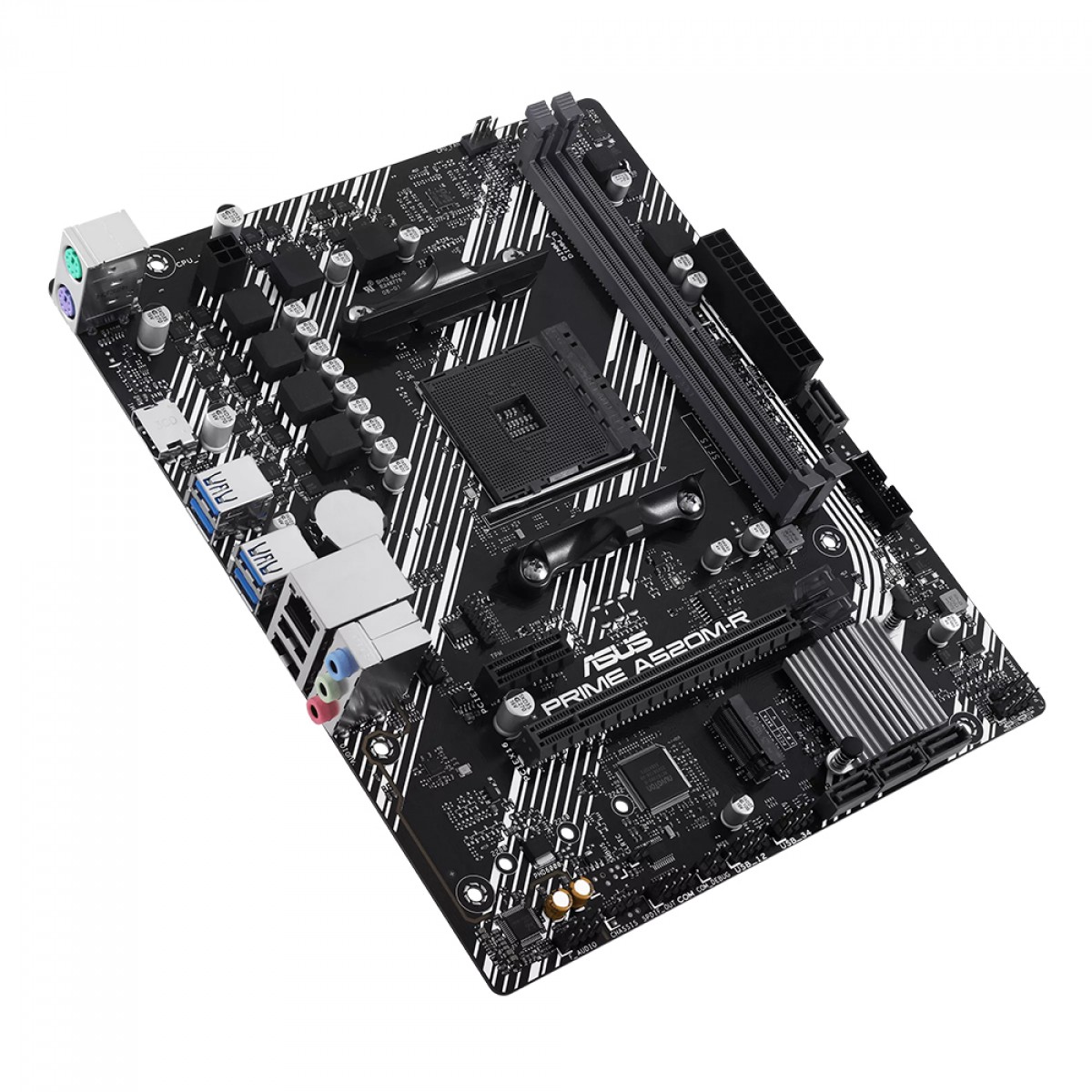 Placa Mãe Asus PRIME A520M-R, Chipset A520, AMD AM4, mATX, DDR4, 90MB1H60-M0EAY0