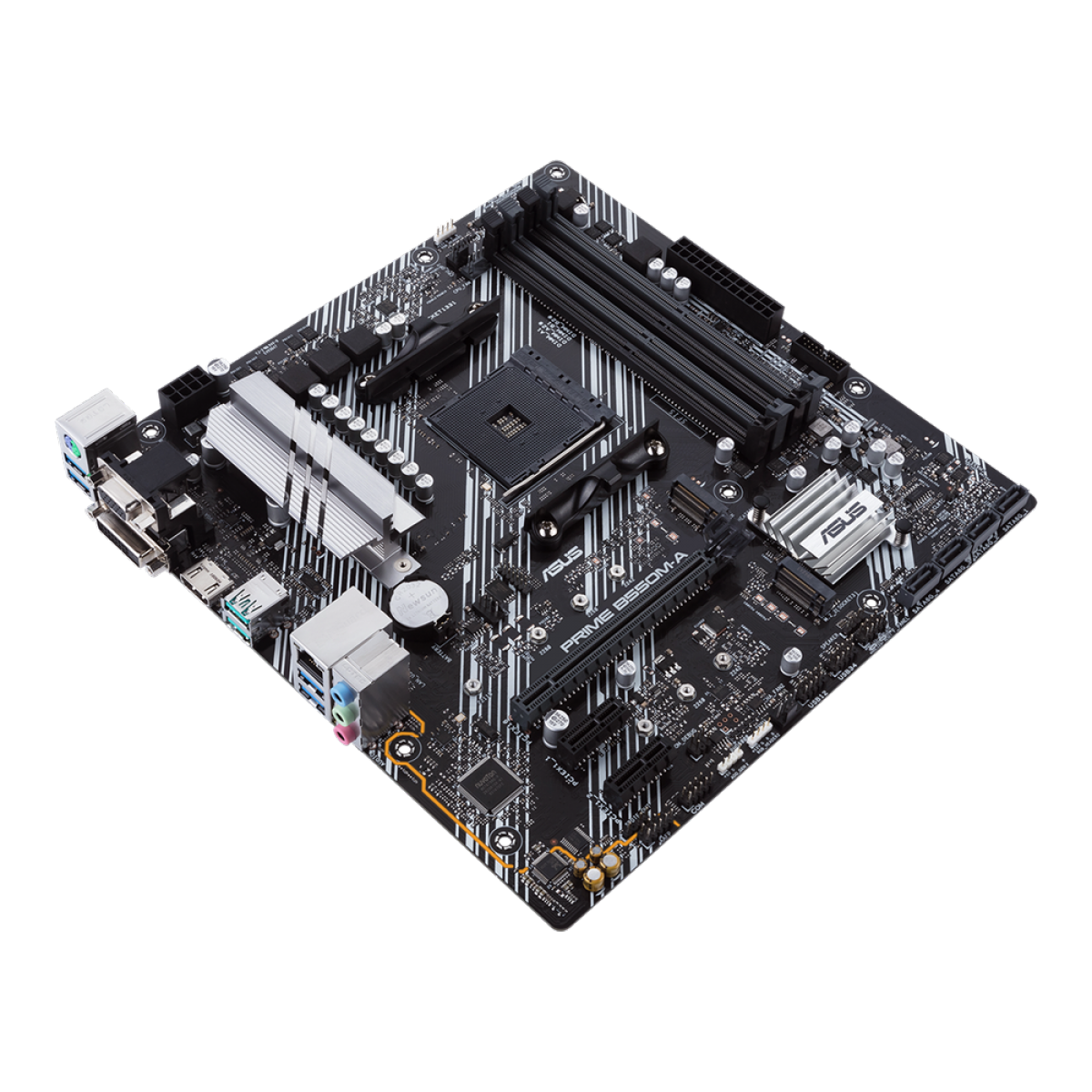 Placa Mãe Asus Prime B550M-A, Chipset B550, AMD AM4, mATX, DDR4, 90MB14I0-C1BAY0