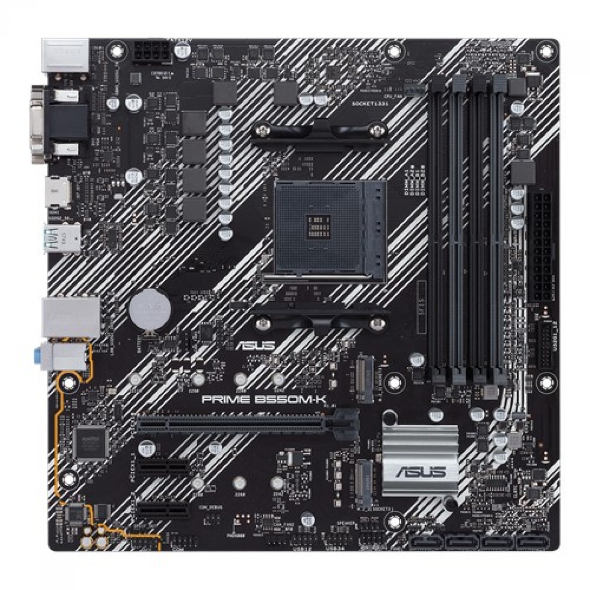 Placa Mãe ASUS Prime B550M-K, Chipset B550, AMD AM4, mATX, DDR4, 90MB14V0-M0EAY0