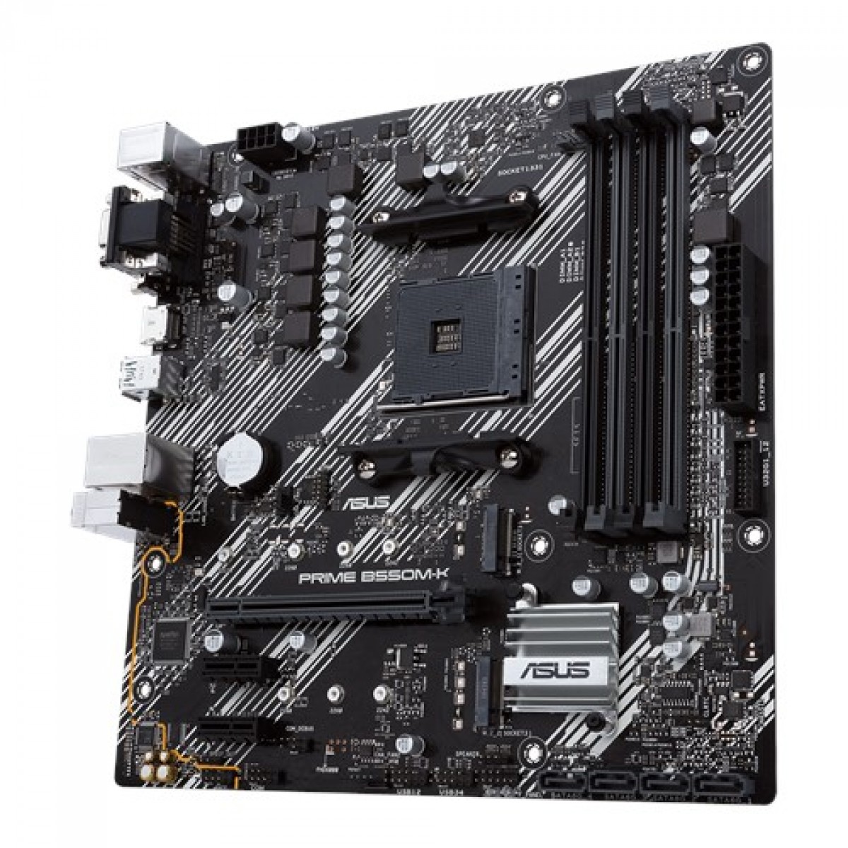 Placa Mãe ASUS Prime B550M-K, Chipset B550, AMD AM4, mATX, DDR4, 90MB14V0-M0EAY0