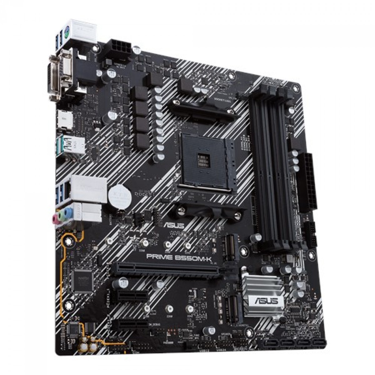 Placa Mãe ASUS Prime B550M-K, Chipset B550, AMD AM4, mATX, DDR4, 90MB14V0-M0EAY0