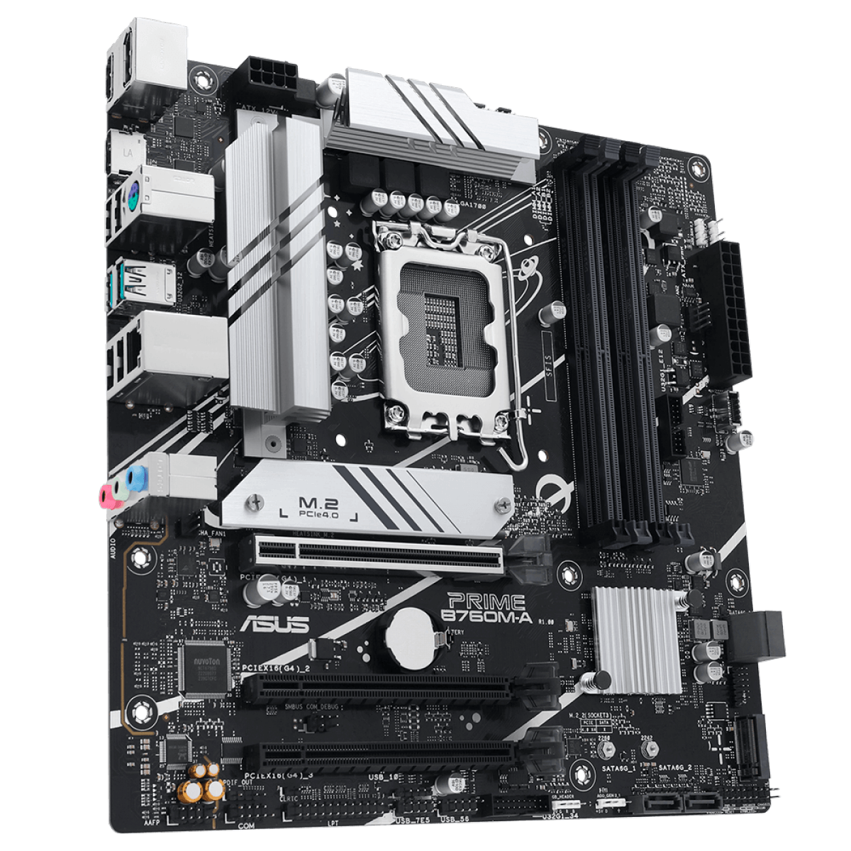 Placa Mãe Asus PRIME B760M-A, Chipset B760, Intel LGA 1700, mATX, DDR5, 90MB1EK0-M1EAY0