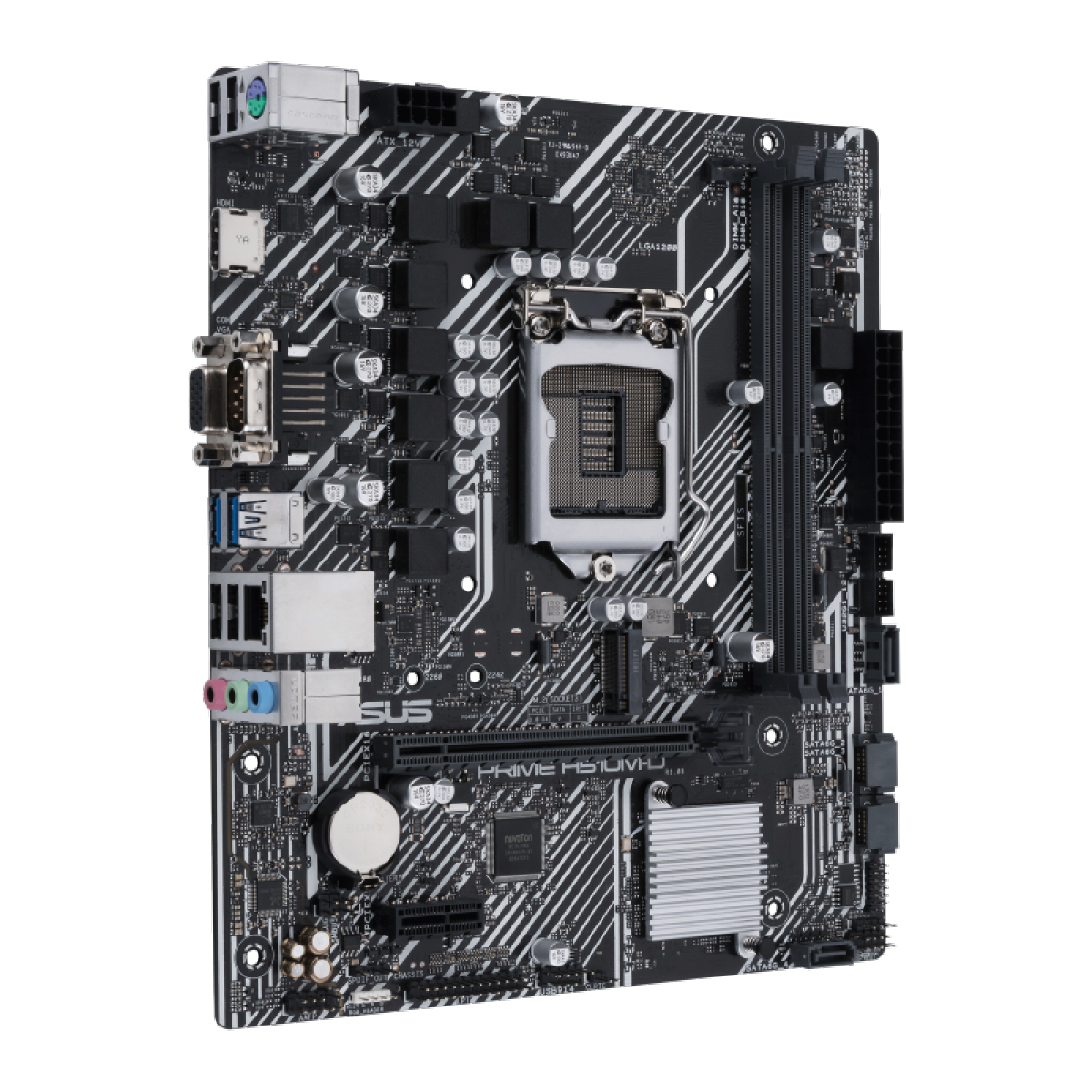 Placa Mãe ASUS PRIME H510M-D, Chipset H510, Intel LGA 1200, mATX, DDR4, 90MB17M0-M0EAY0