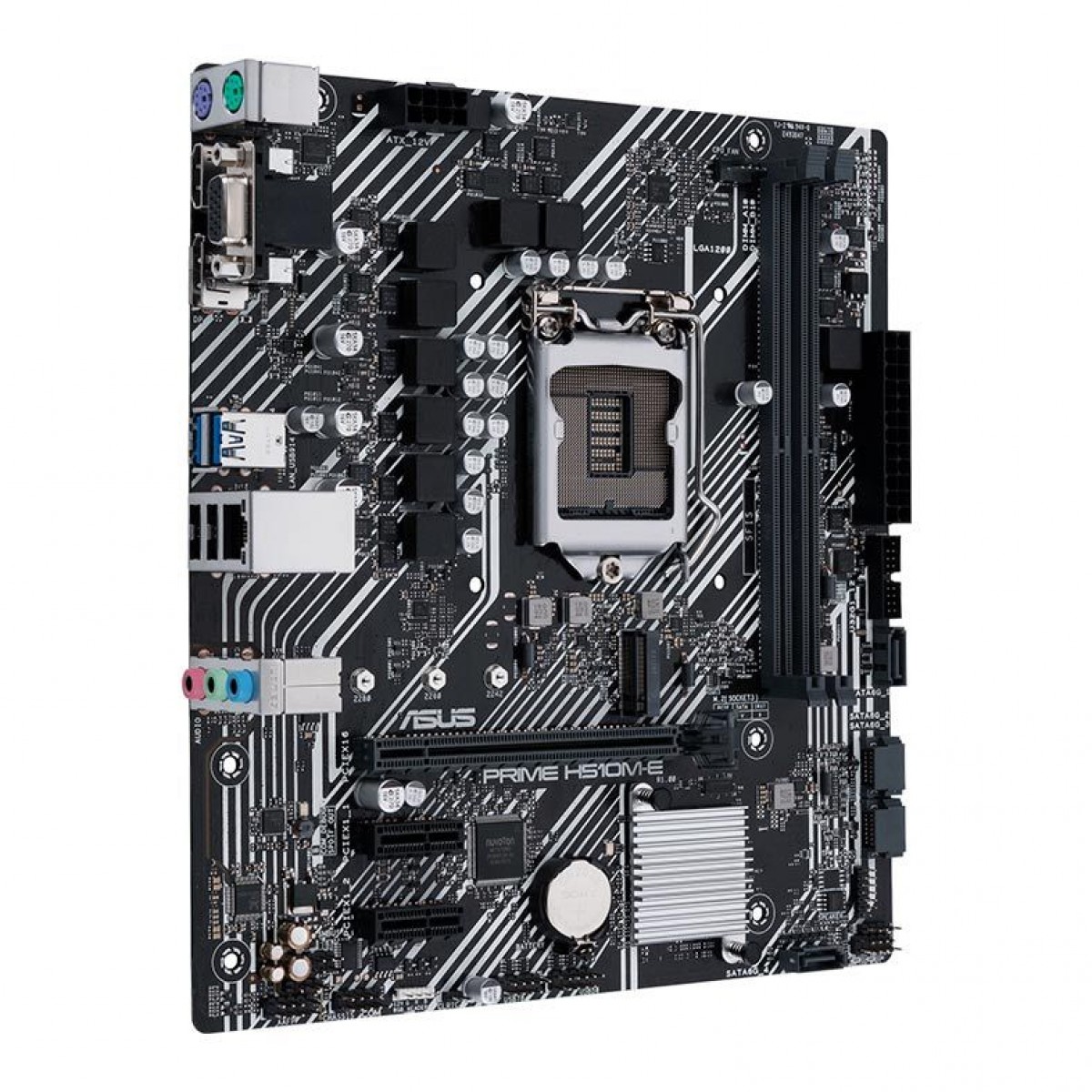 Placa Mãe ASUS PRIME H510M-E, Chipset H510, Intel LGA 1200, mATX, DDR4, 90MB17E0-C1BAY0