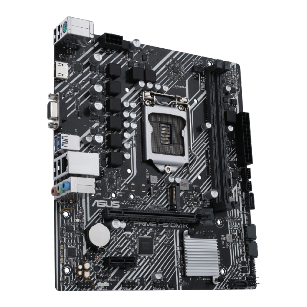 Placa Mãe ASUS PRIME H510M-K, Chipset H510, Intel LGA 1200, mATX, DDR4, 90MB17N0-M0EAY0