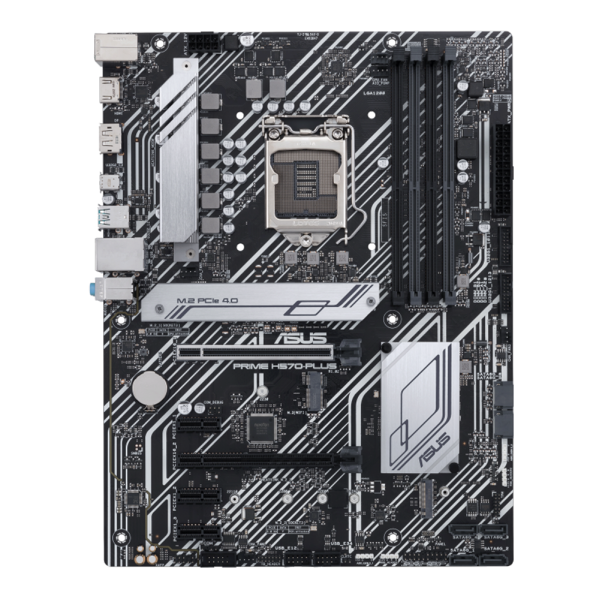 Placa Mãe Asus PRIME H570-PLUS, Chipset H570, Intel LGA 1200, ATX, DDR4, 90MB16M0-M0EAY0